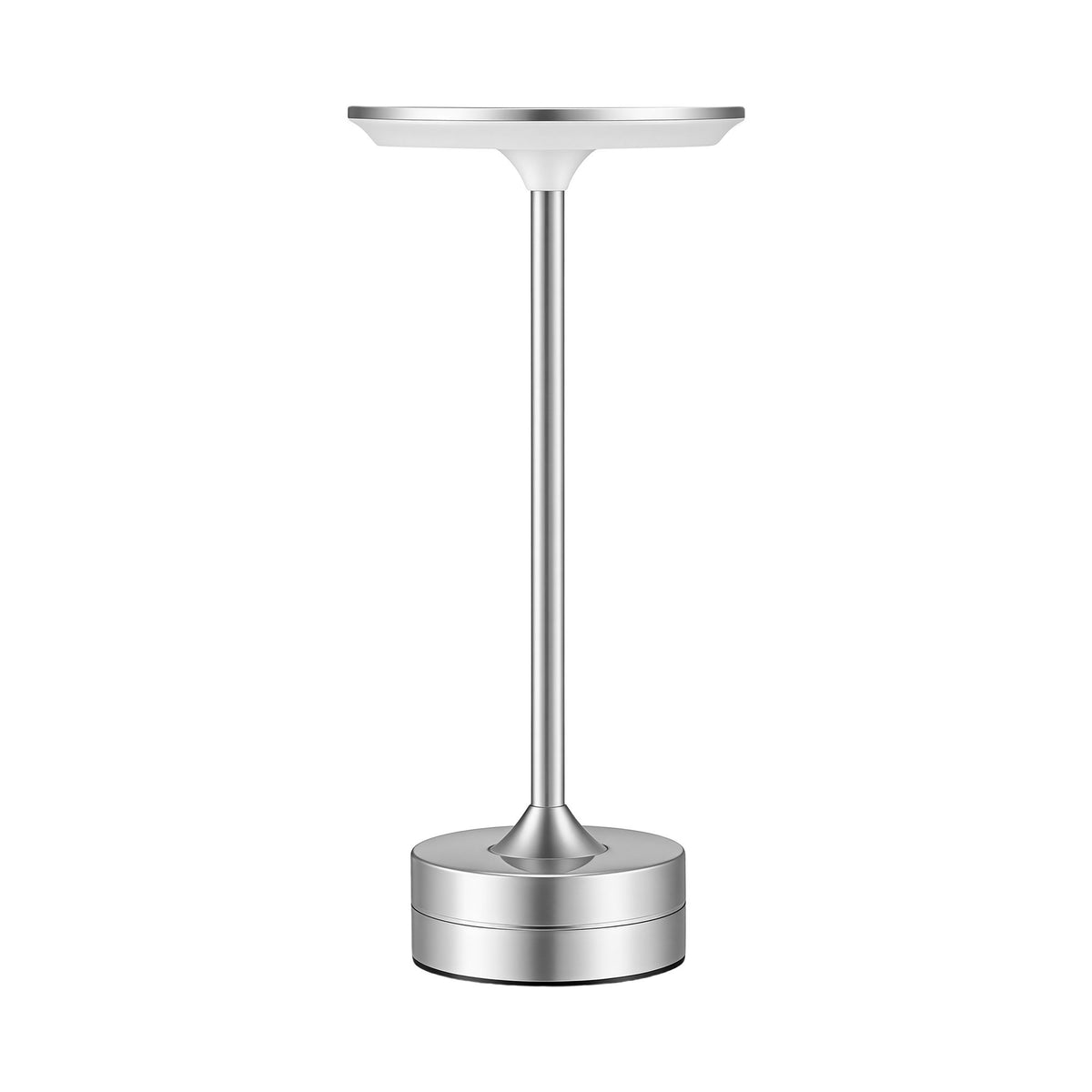 Artiss Silver Touch Table Lamp, Warm to Cool White LED, Dimmable 3000-6000K 24 LEDs, Type-C.