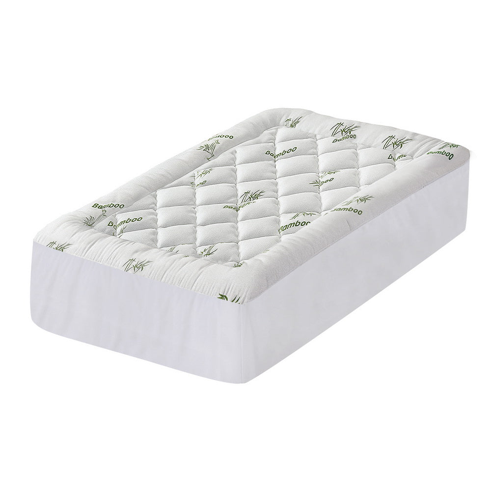 Giselle Mattress Topper 5cm Pillowtop toppers Bamboo King Single