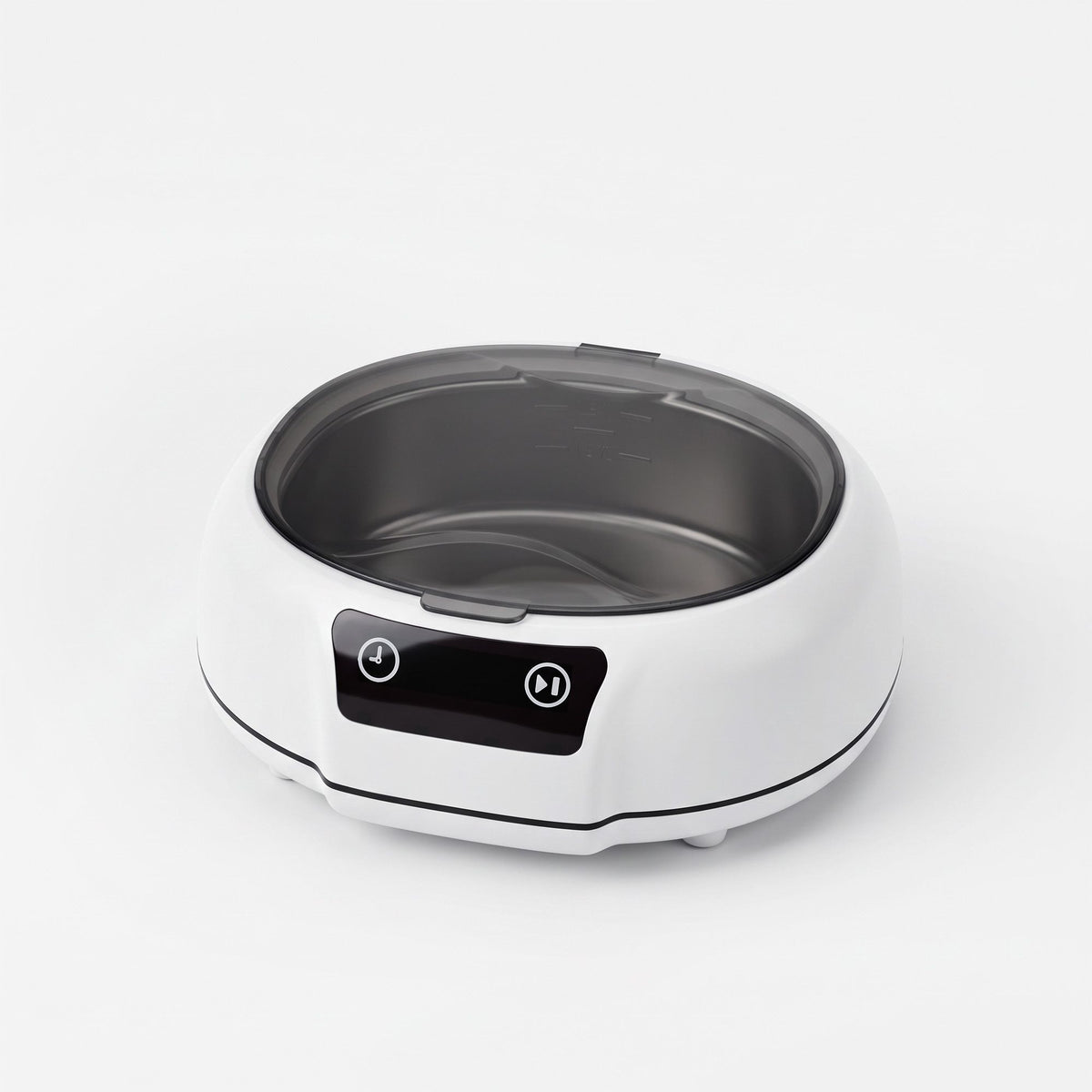 Devanti Ultrasonic Cleaner 700mL 48kHz Jewellery Cleaning Machine with Stainless Steel Tank White.