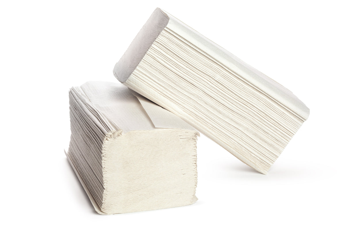 Dolphy Ultraslim Hand Towels – 2400 Sheets (16 x 150 Packs), Disposable Paper Towels for Commercial Washrooms & High-Traffic Areas