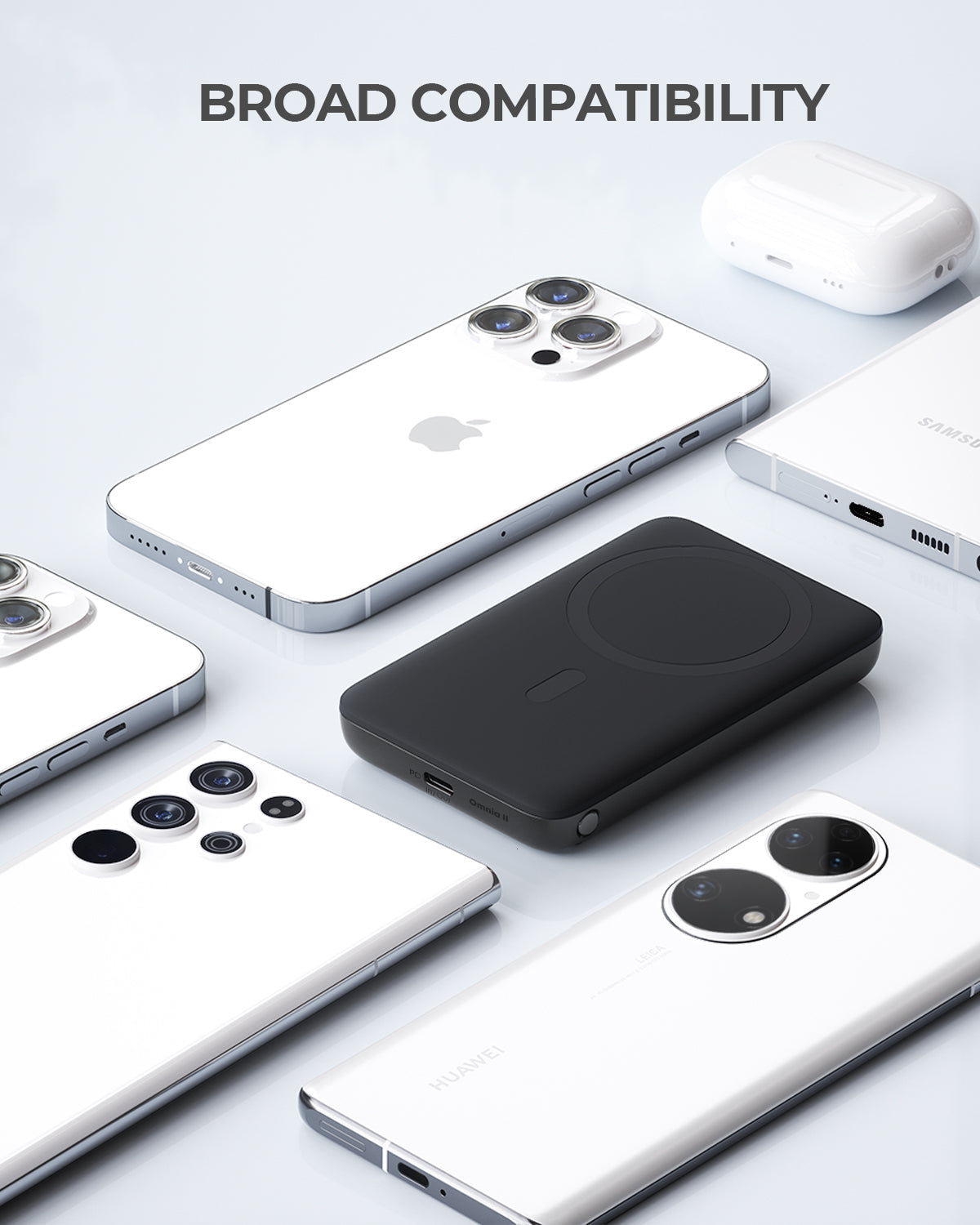 Aukey MagLinnk 6700mAh Magnetic Wireless Charging Power Bank (PB-MS01)