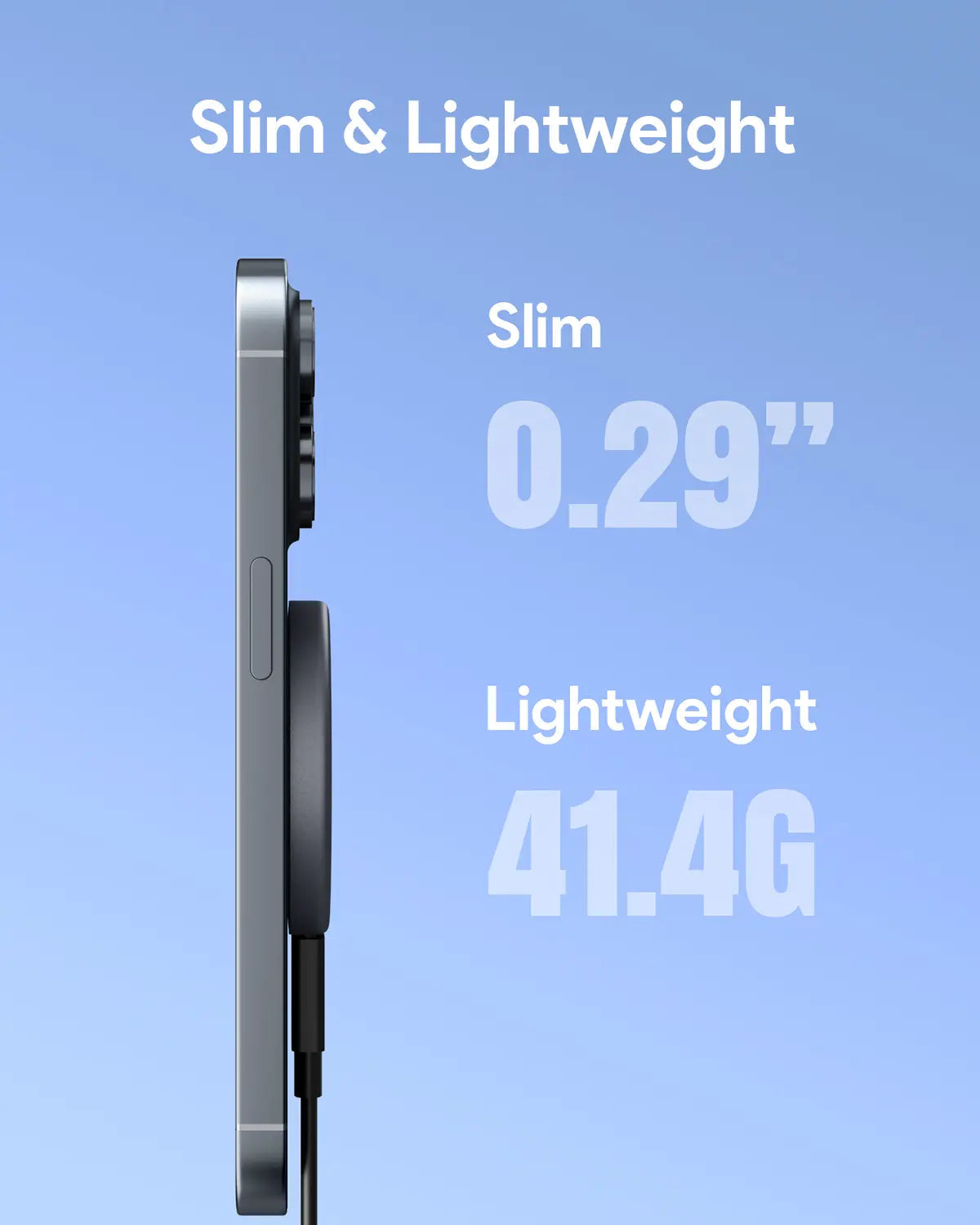 Aukey Magfusion Aura Qi2 Magnetic Fast Wireless Charger (LC-MC10)