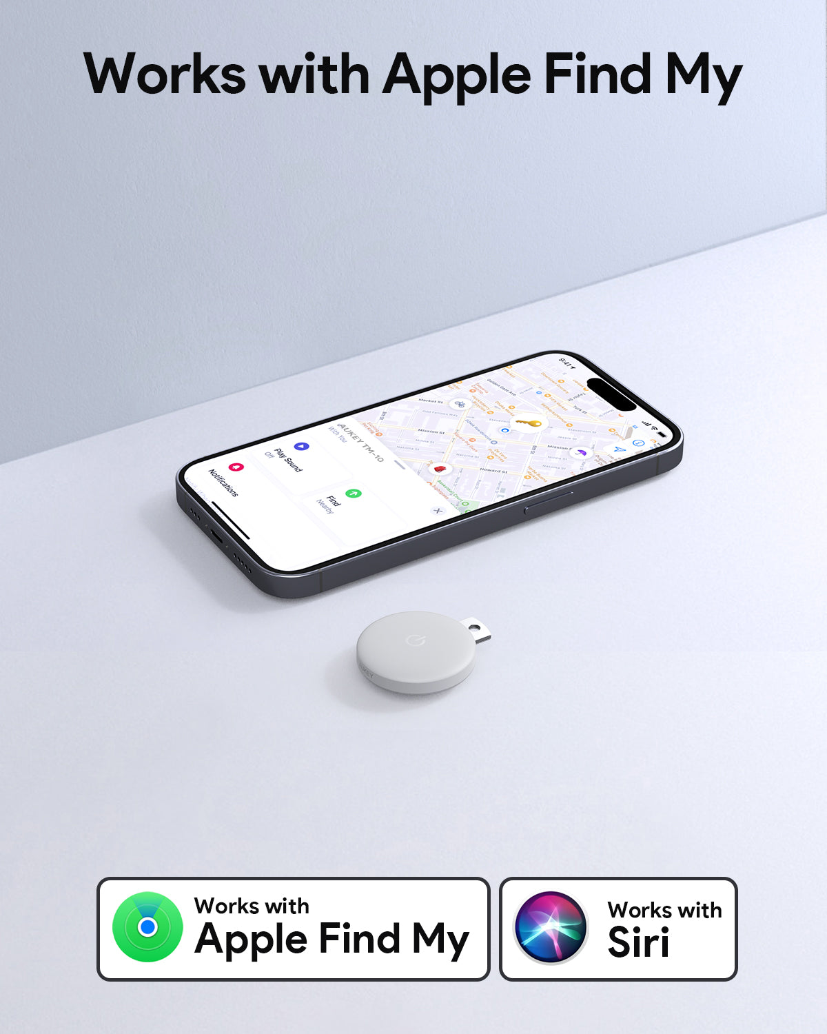 Aukey Track Mate 1 Smart Bluetooth Tracker (TM-10)