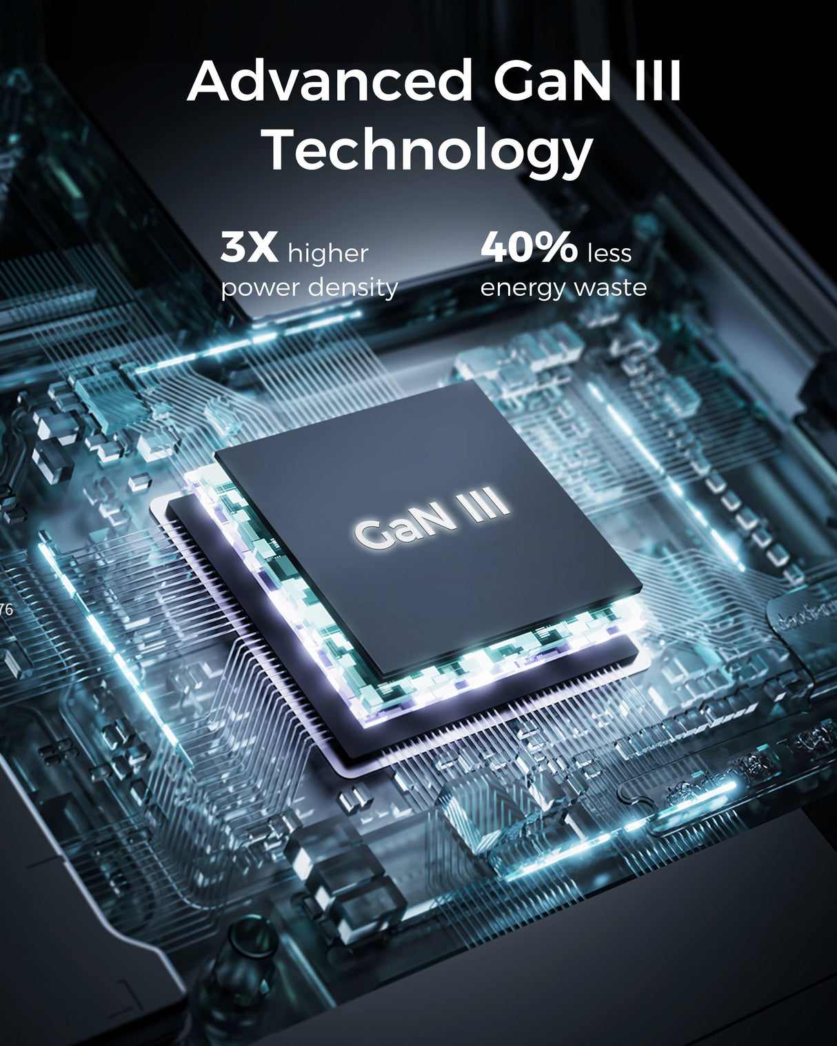 Aukey Comet 100W PD Fast Wall Charger GaN USB-C with 100W 1.8m USB-C to C Cable (PA-C5)