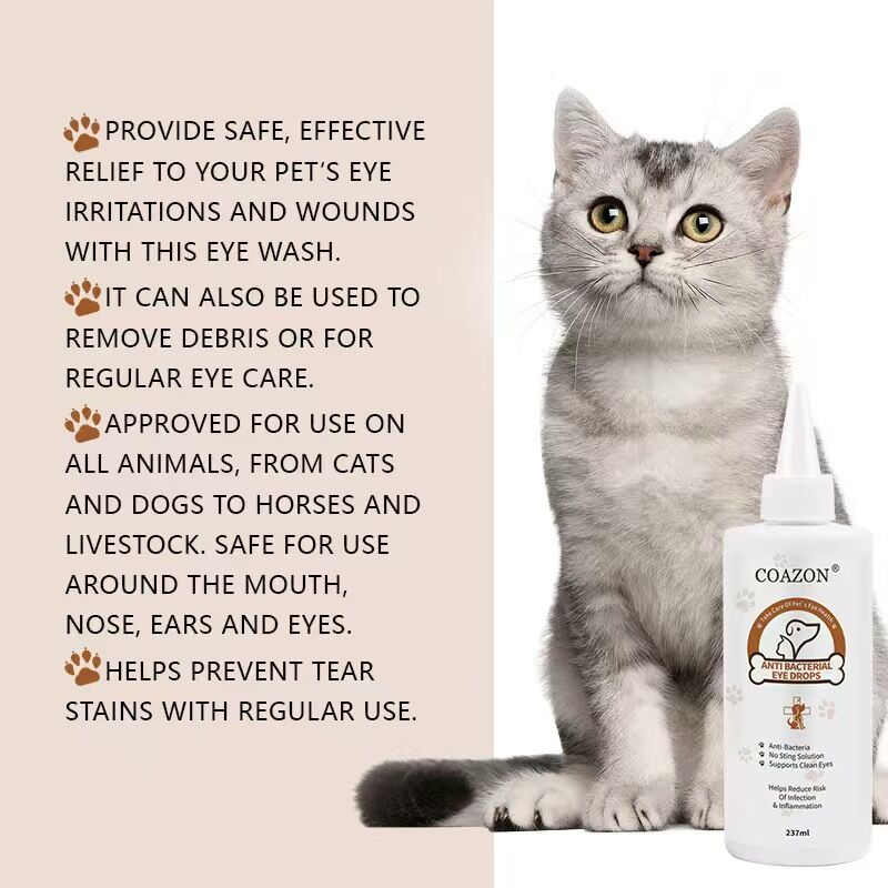 Pet eye drops