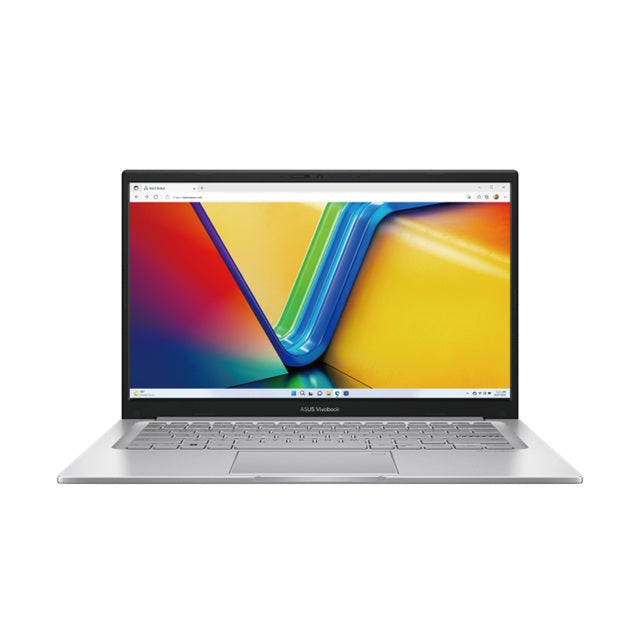 ASUS Vivobook X14 14' Intel I5-1334U 16GB 512G USB-C Windows 11 Pro WIFI 6E USB-C ErgoSense Keyboard Transparent Silver 1.4kg 1yr wty Notebook