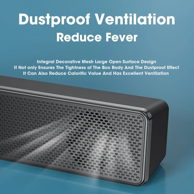 NNEOBA PC Soundbar Wired Speaker