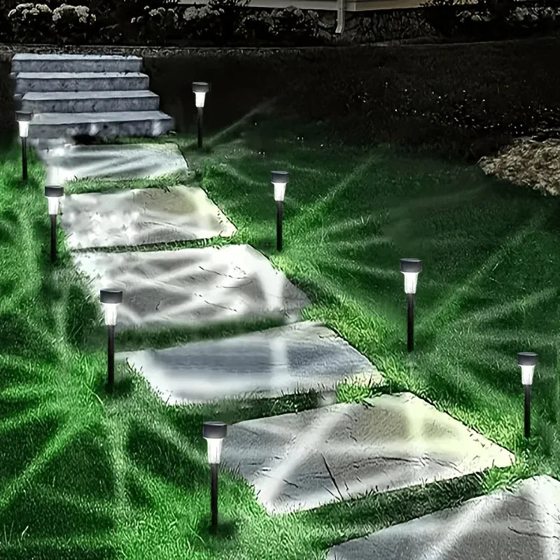 10-Pack Solar Garden Pathway Lights 31.5cm.