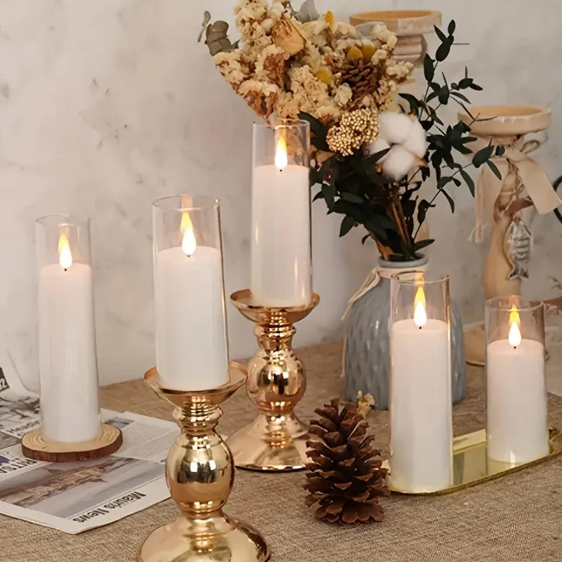 Flameless LED Candle Set Flickering Flame Effect 24pcs.