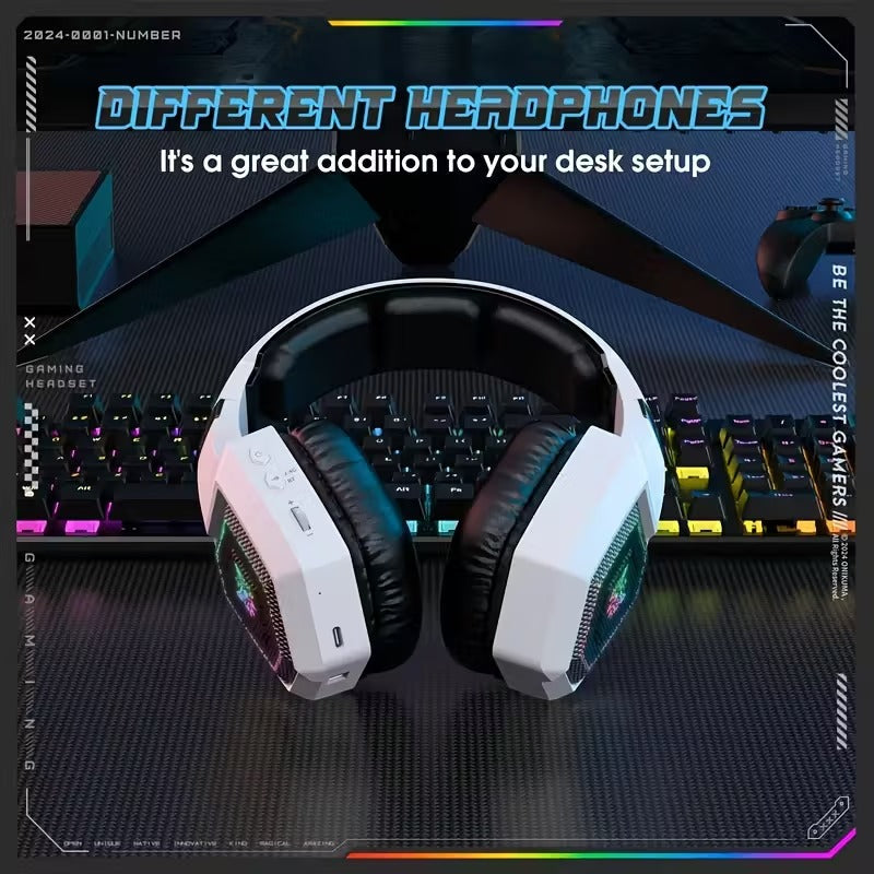 Surround Sound Wireless Gaming Headset Tri-Mode