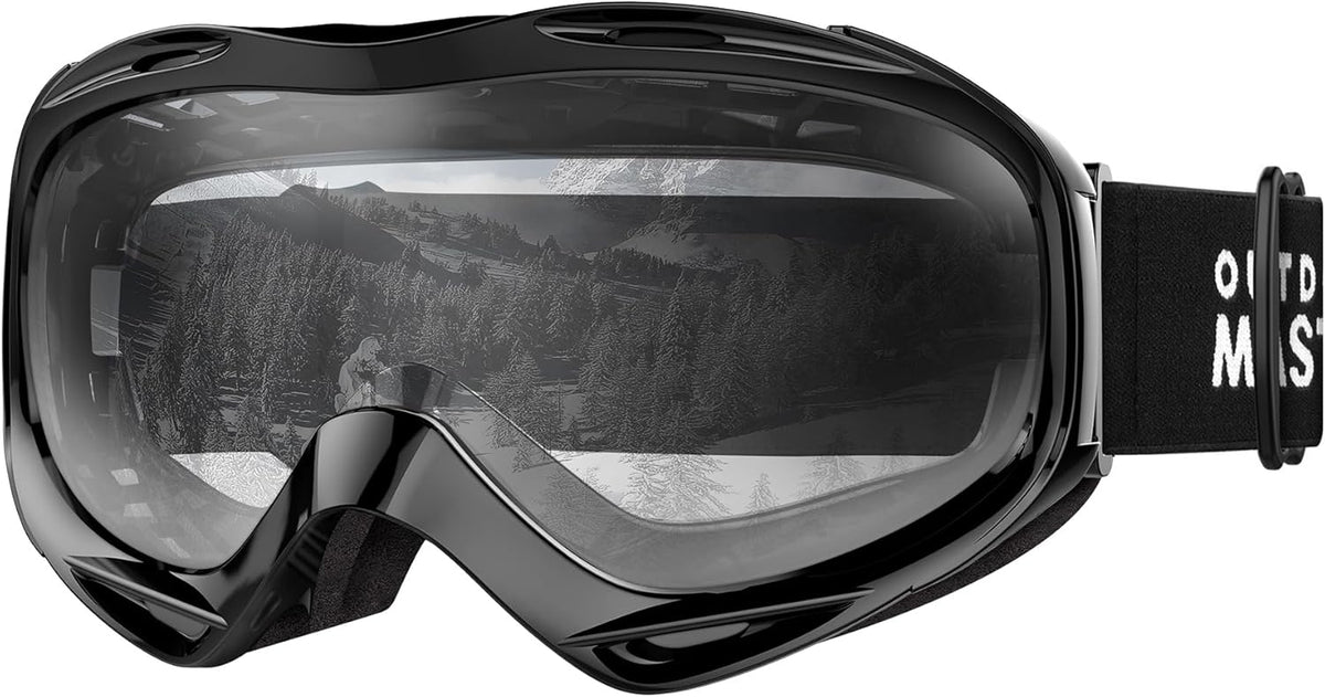 OutdoorMaster OTG Ski Goggles Over Glasses Ski/Snowboard Goggles for Men, Women & Youth 100% UV Protection-OM-5.