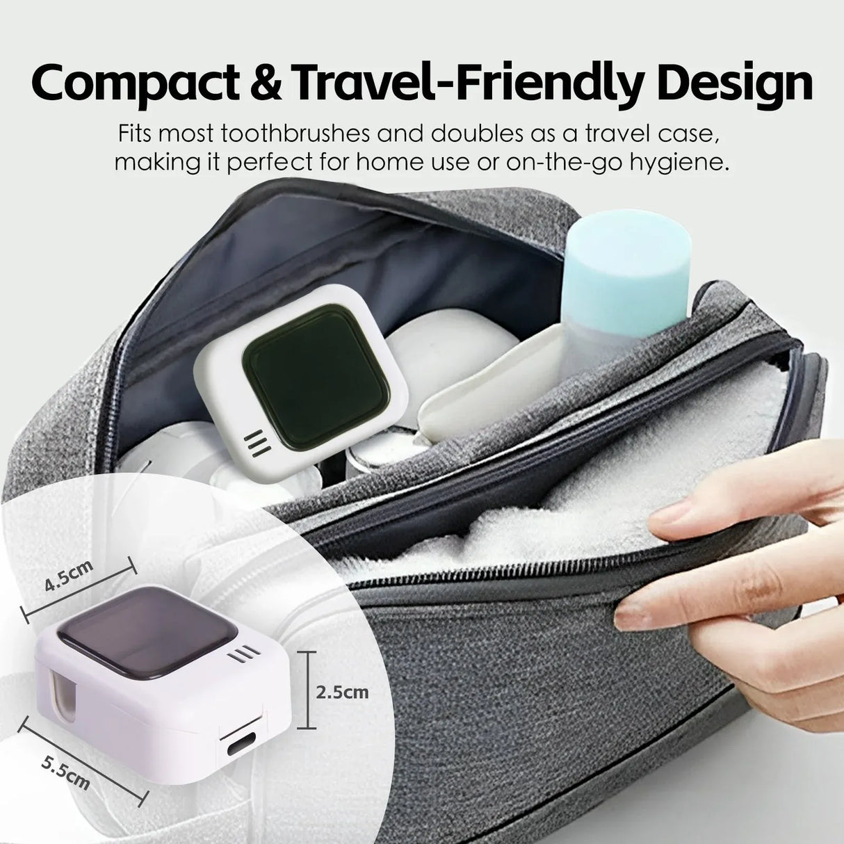 Remology Rechargeable UV Toothbrush Sterilizer
