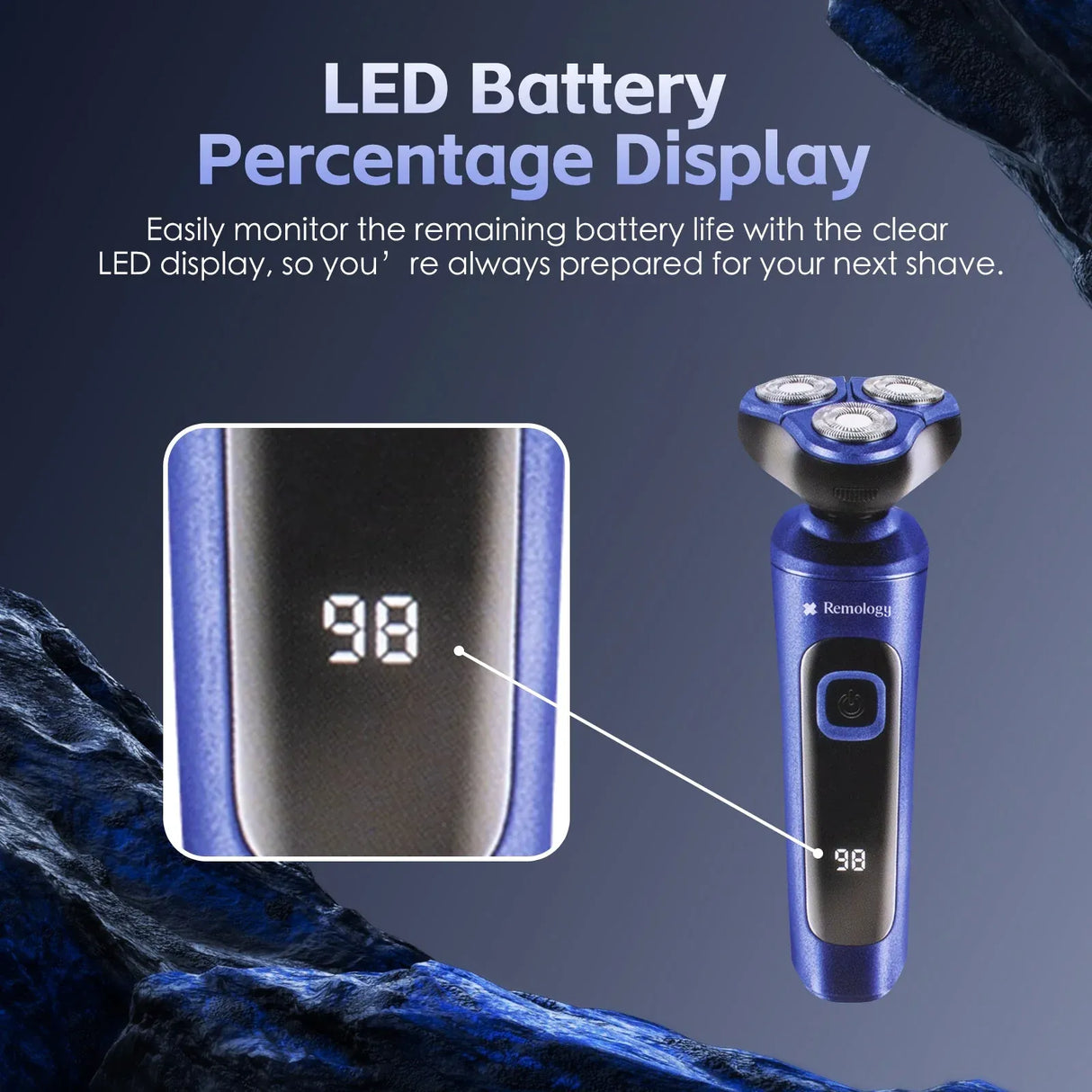 Remology Clean Shave Rechargeable Cordless Shaver