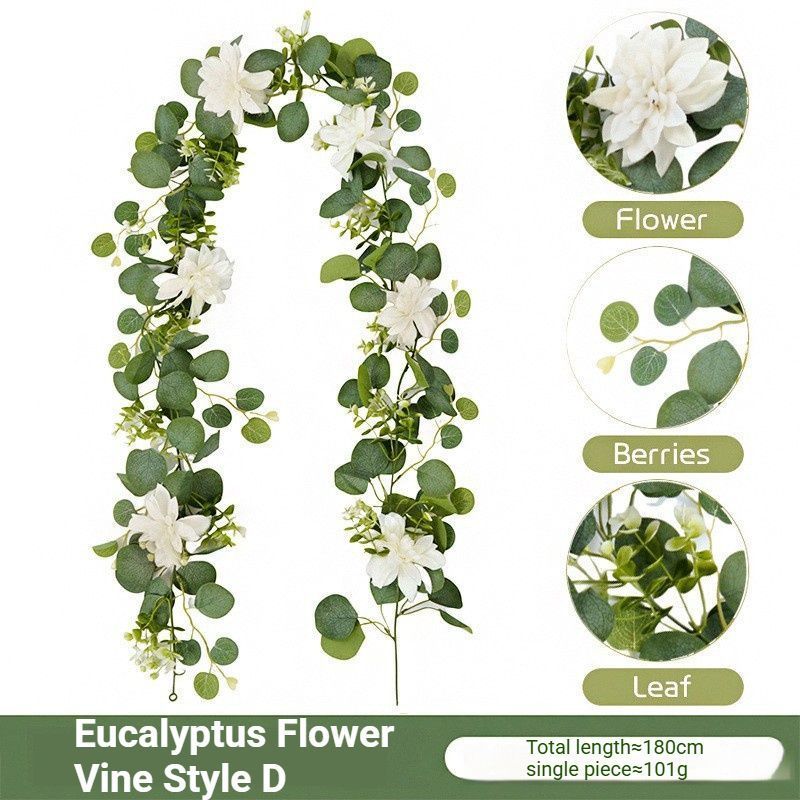Artificial Eucalyptus Vine purple