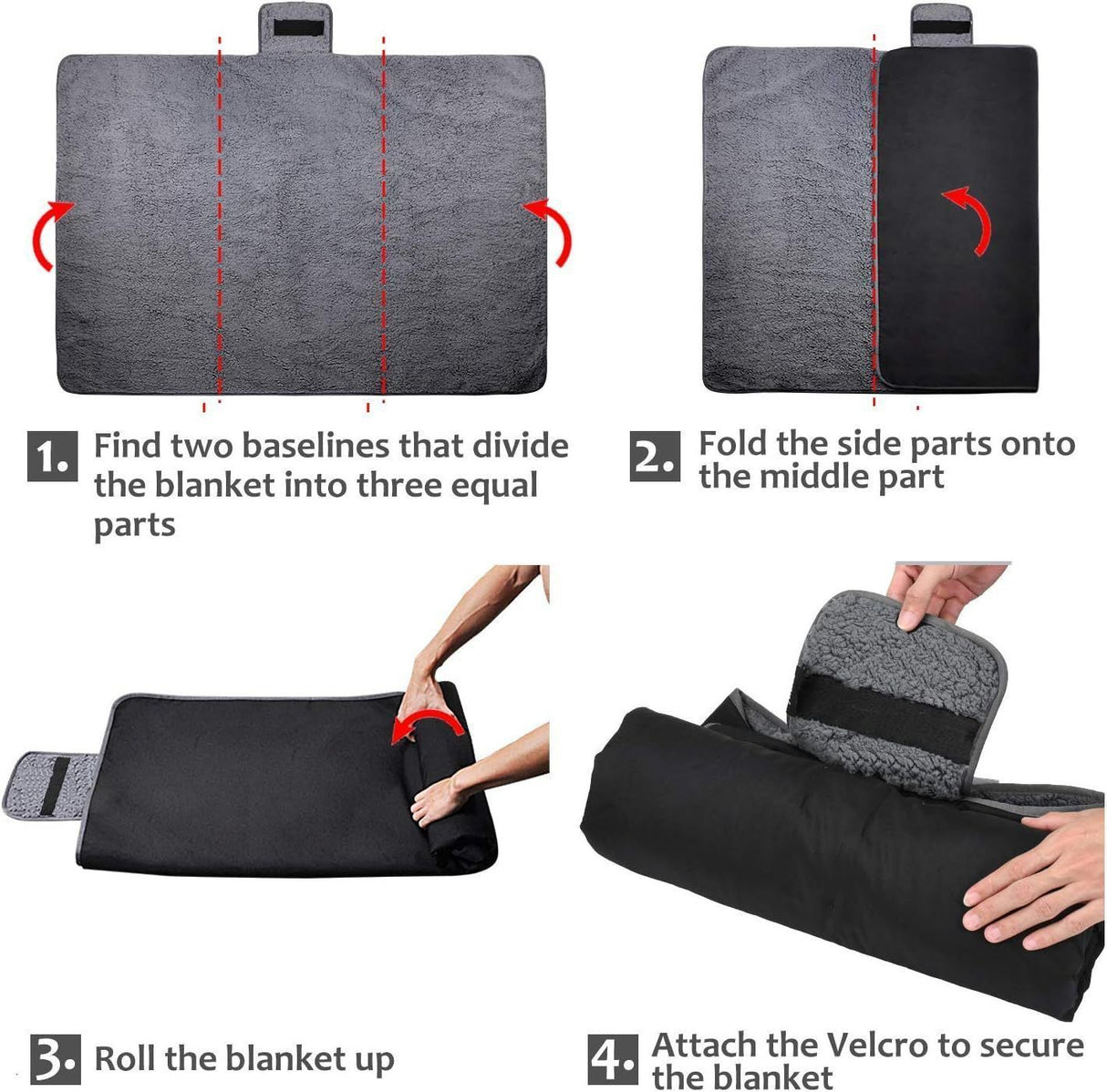 utdoor Camping Blanket - Black