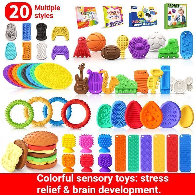 Sports Sensory Toys - 8-Piece Set
