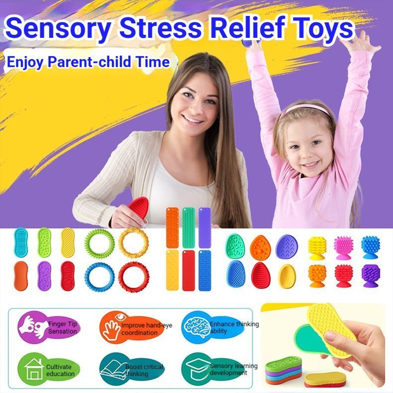 Sports Sensory Toys - 8-Piece Set
