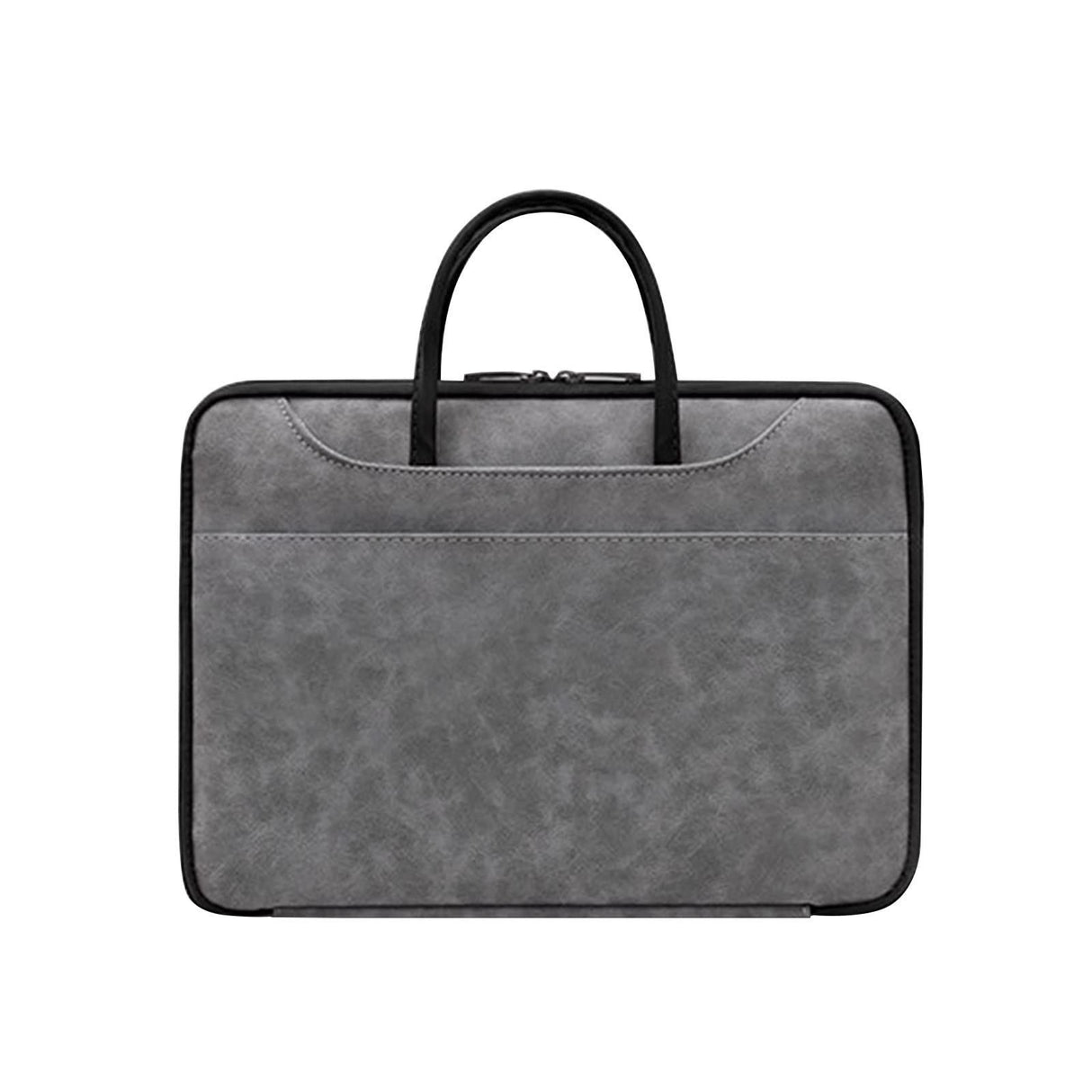 14 Inch PU Leather Laptop Bag, Portable Waterproof Laptop Case, Full Opening and Closing Sleeve Handbag, Briefcase for MacBook Air, Ipad, Business Travel
