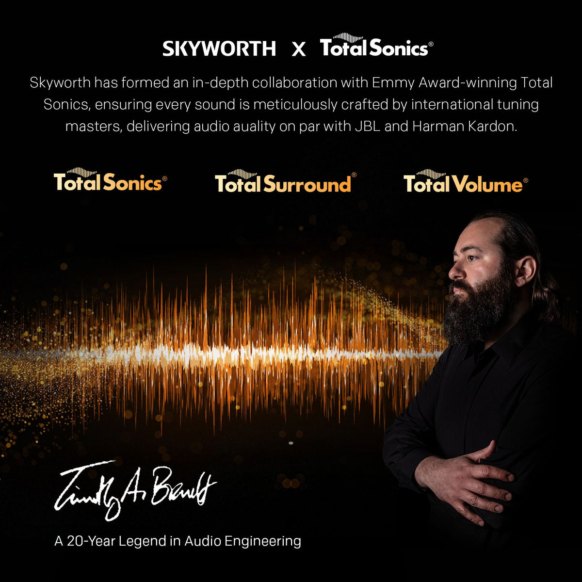 SKYWORTH voice control screen, eco friendly.