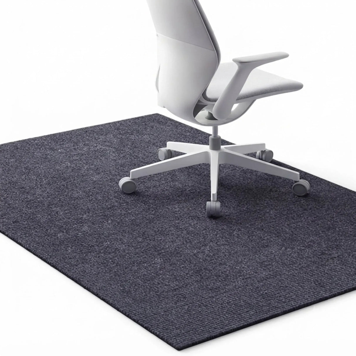 CARLA HOME Office Chair Mat Hard Floor Protector, 120x90 cm, Anti-Slip, Grey