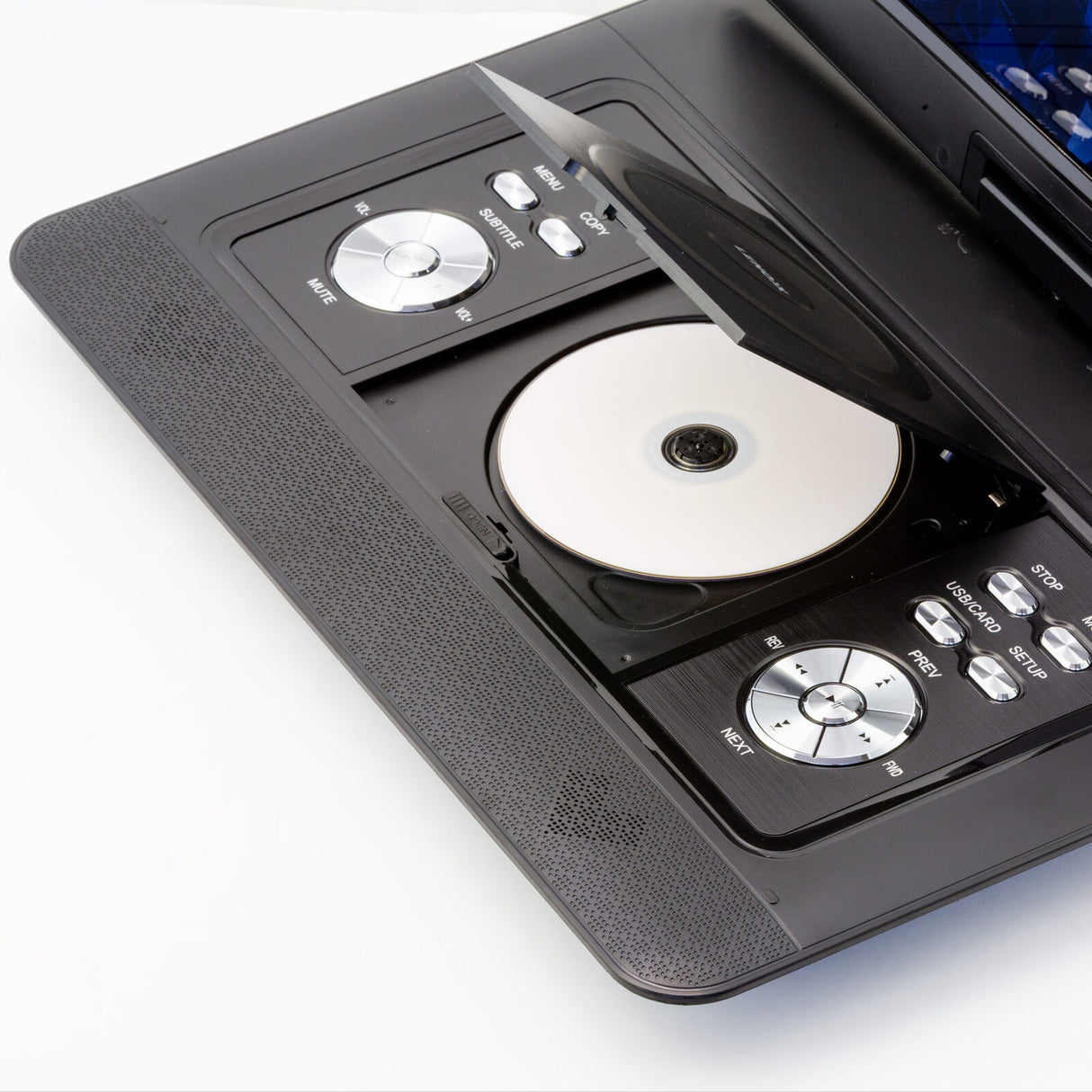 15.4" Swivel Portable DVD Player & Screen, Rechargeable Entertainment