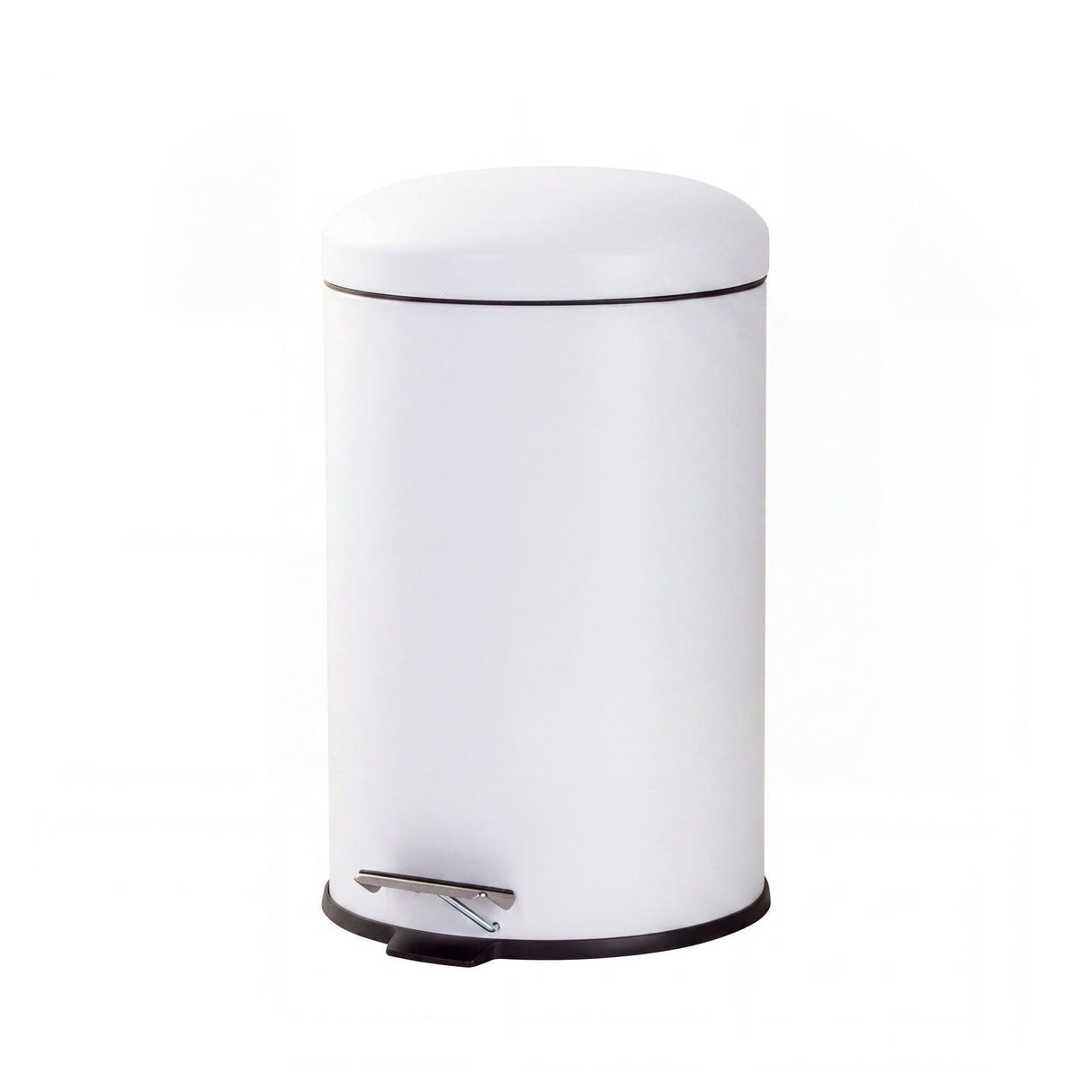 12L Pedal Bin with Stainless Steel and Plastic Construction