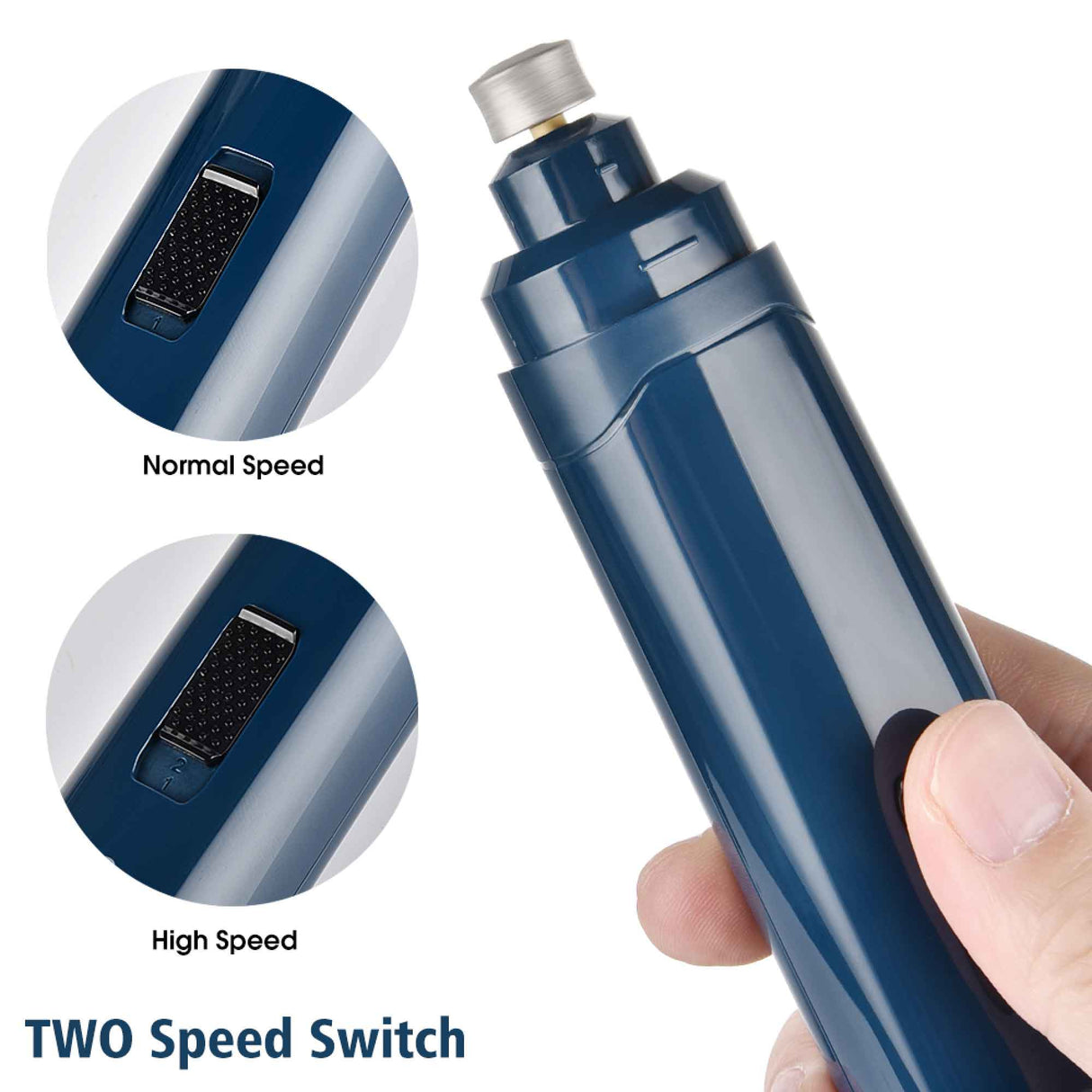 Pet Nail Grinder Dog Cat Electric Trimmer 2 Speed Rechargeable Claw Filer N10 - Shoppers Spot Nail Grinder - Alternate view 8