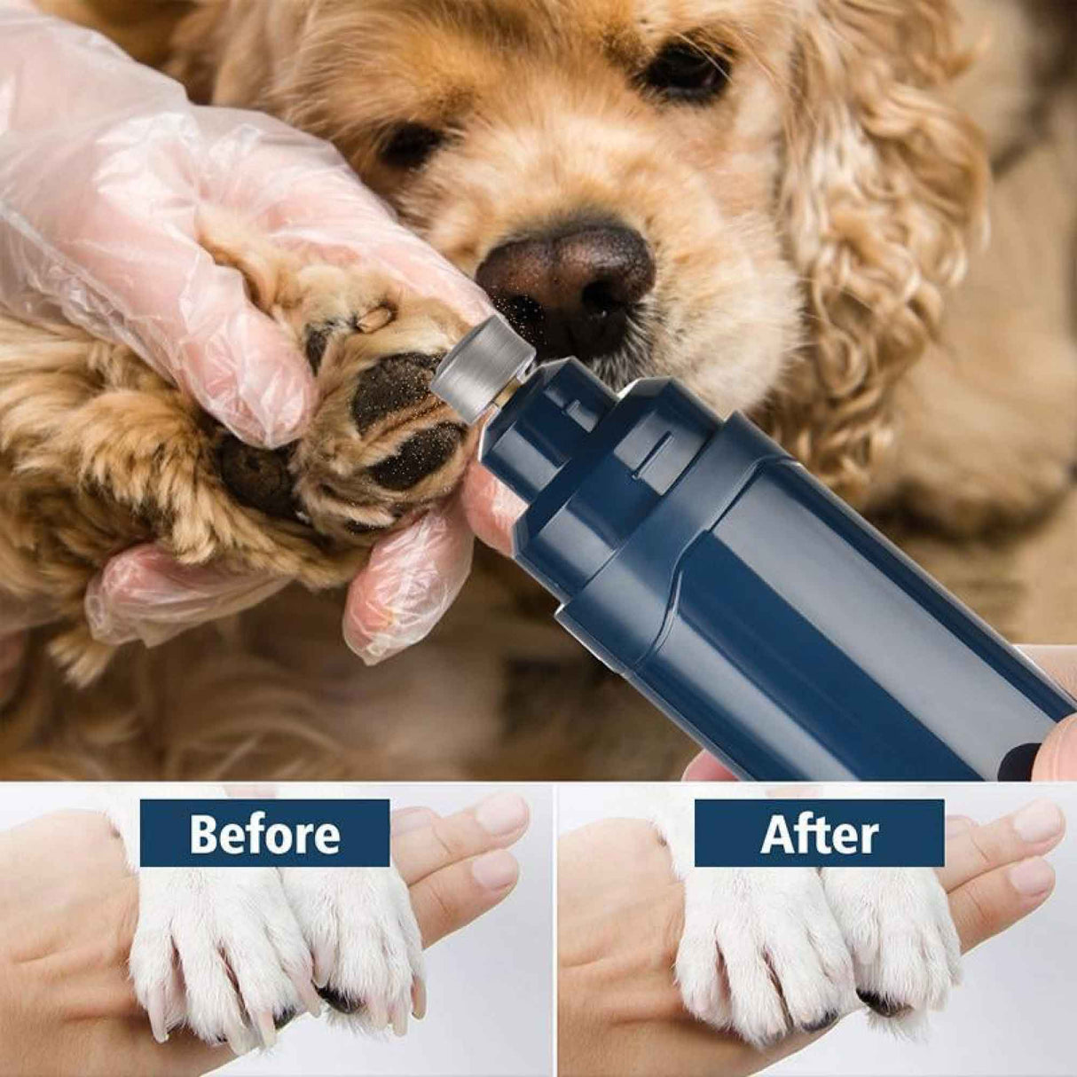 Pet Nail Grinder Dog Cat Electric Trimmer 2 Speed Rechargeable Claw Filer N10 - Shoppers Spot Nail Grinder - Alternate view 11