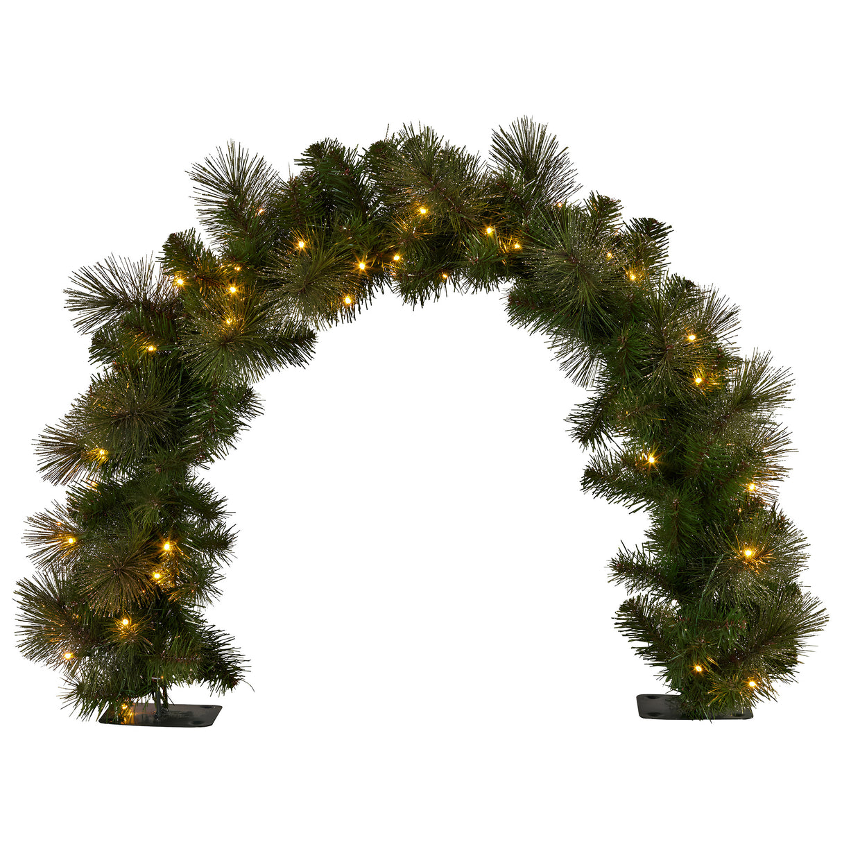 Christabelle 60cm Battery-operated Tabletop Christmas Archway Glittery Gold