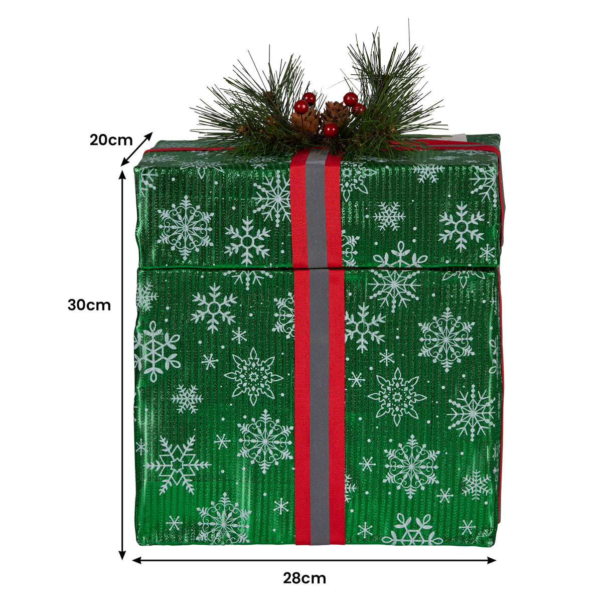 Christabelle Animated Elf Gift Box Led Lights Christmas Tree Decoration Ornament