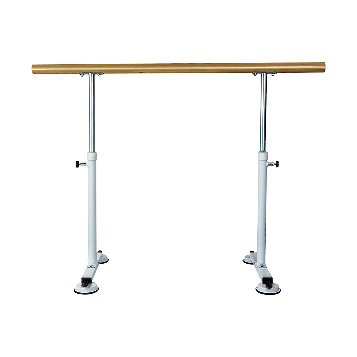 Freestanding ballet barre, 1.5m, height adjustable.