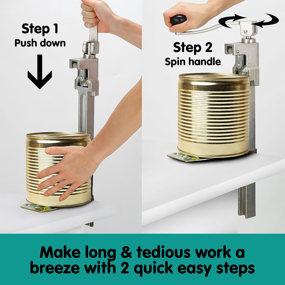 Klika Heavy Duty Can Opener Kitchen Tool Counter Bench Top - Shoppers Spot Can Opener - Alternate view 2