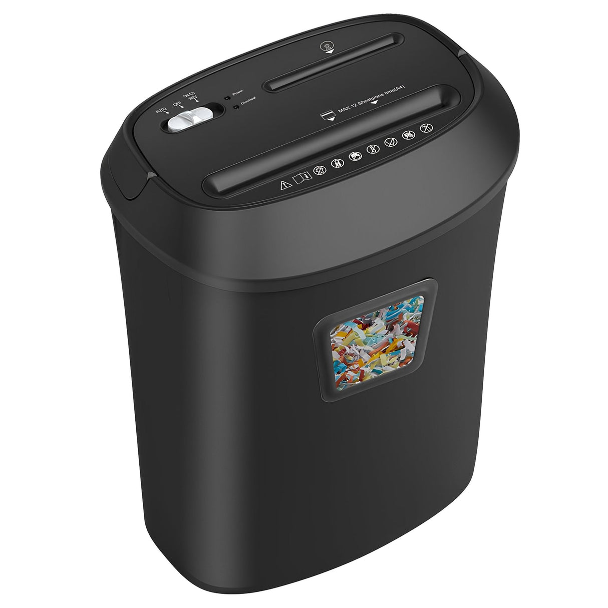 Centurion 25L 12-Sheet Paper Shredder Electric Cross-Cut Home & Office Cutter