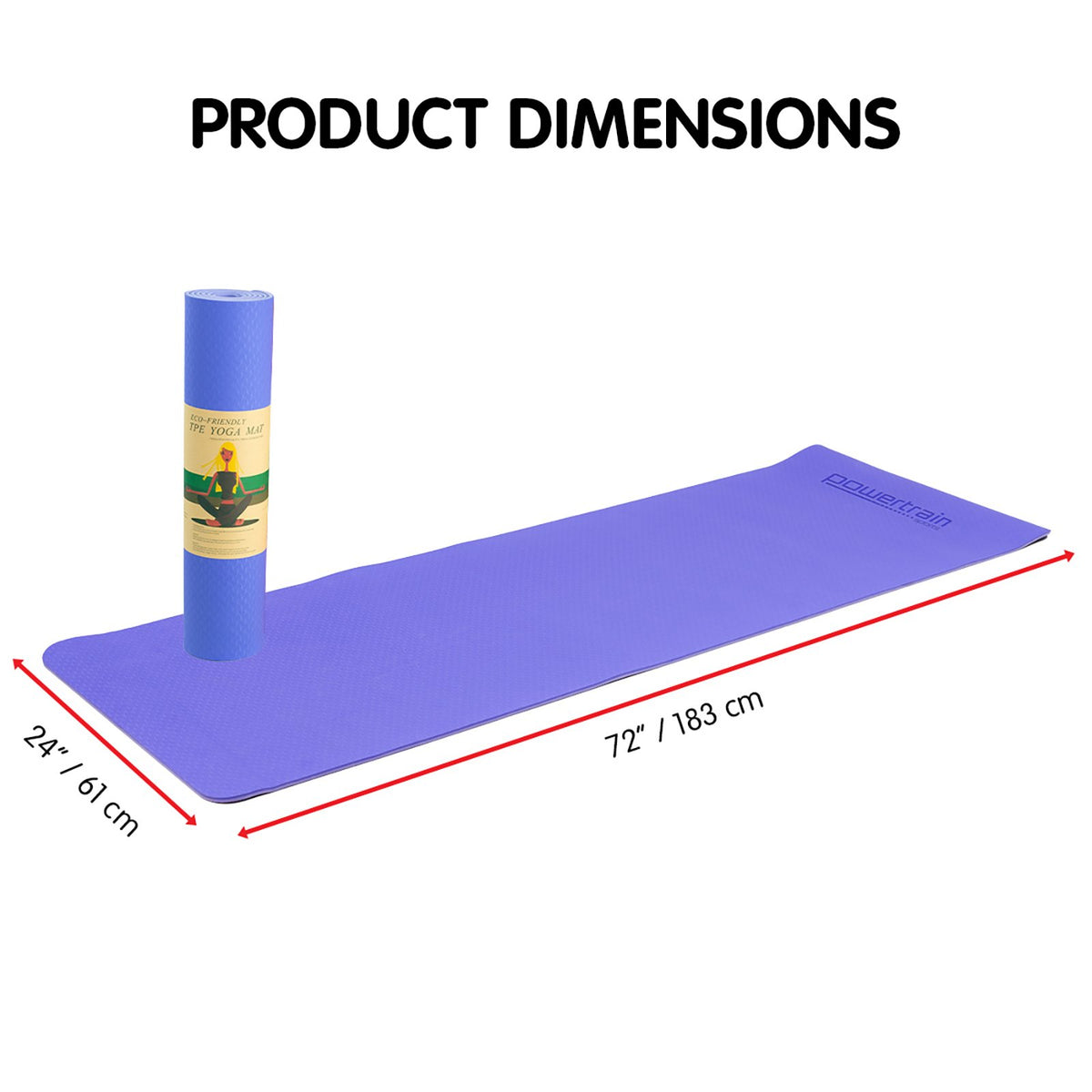 Purple thick light, 8mm, with a non-slip base.