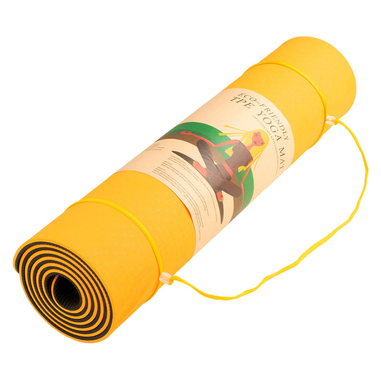Powertrain Eco-friendly Dual Layer 8mm Yoga Mat