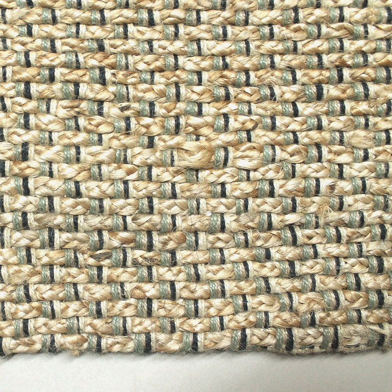 Hand Braided Jute Runner with Green Textured Weave 50 x 120 cm - Shoppers Spot Floor Runner - Alternate view 4
