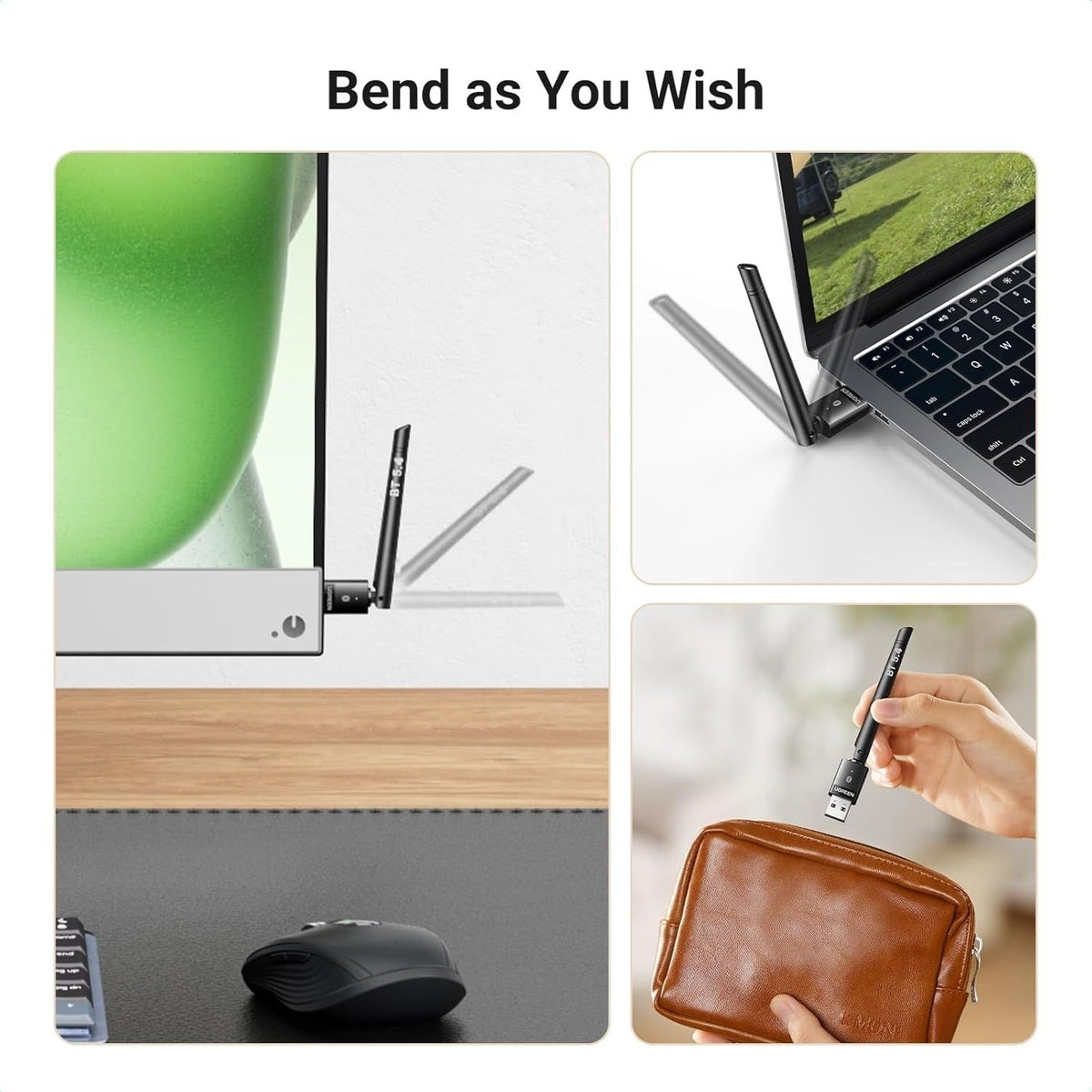 UGREEN Bluetooth adapter.