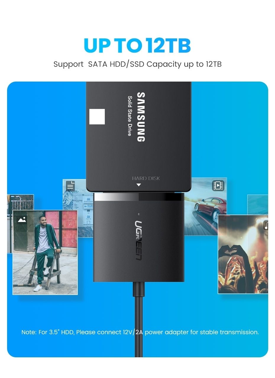 USB adapter cable.