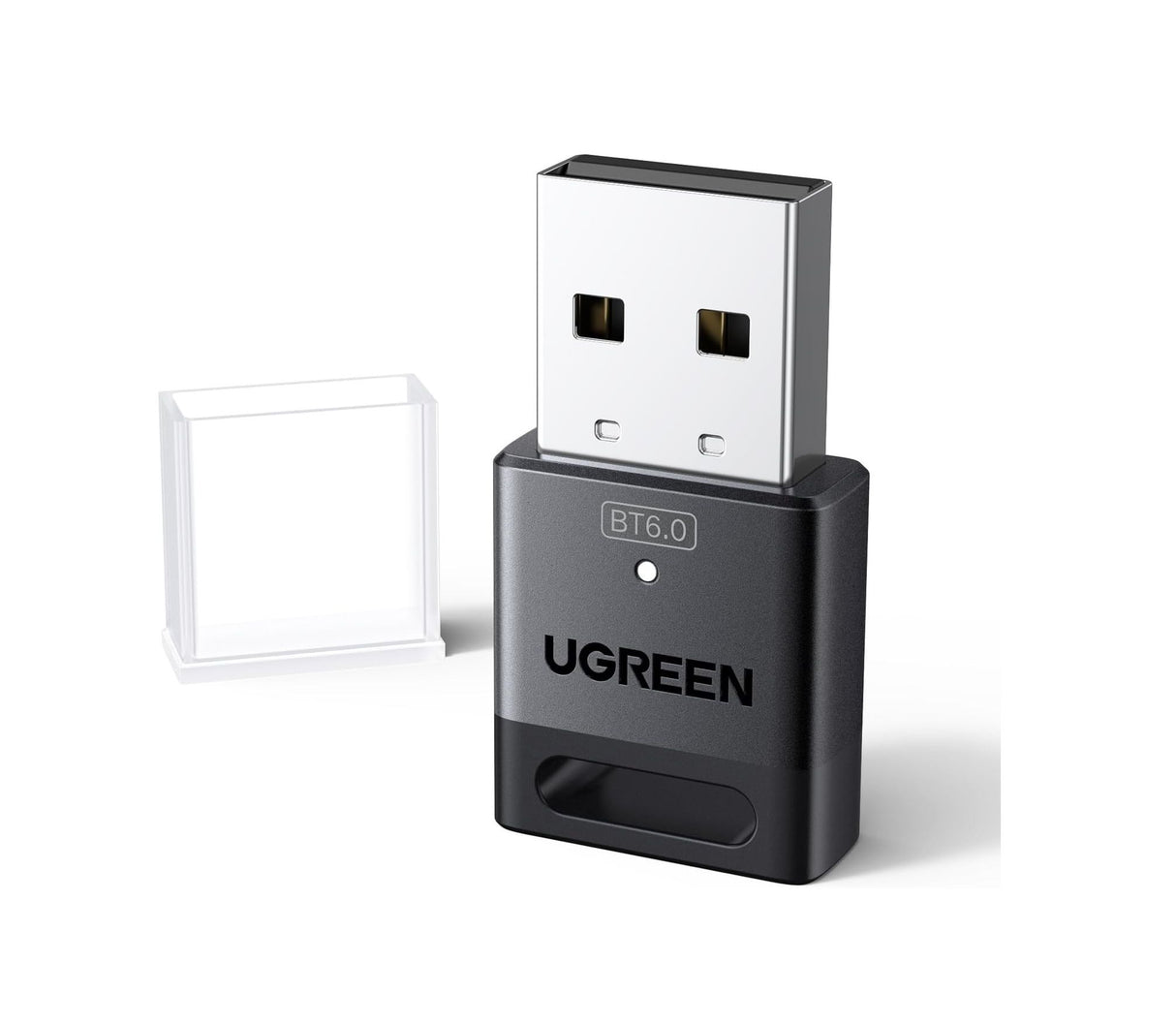 UGREEN 75073 Bluetooth 6.0 USB Dongle Adapter 20m Range, 5 Device Connection, Plug & Play for PC/Laptop