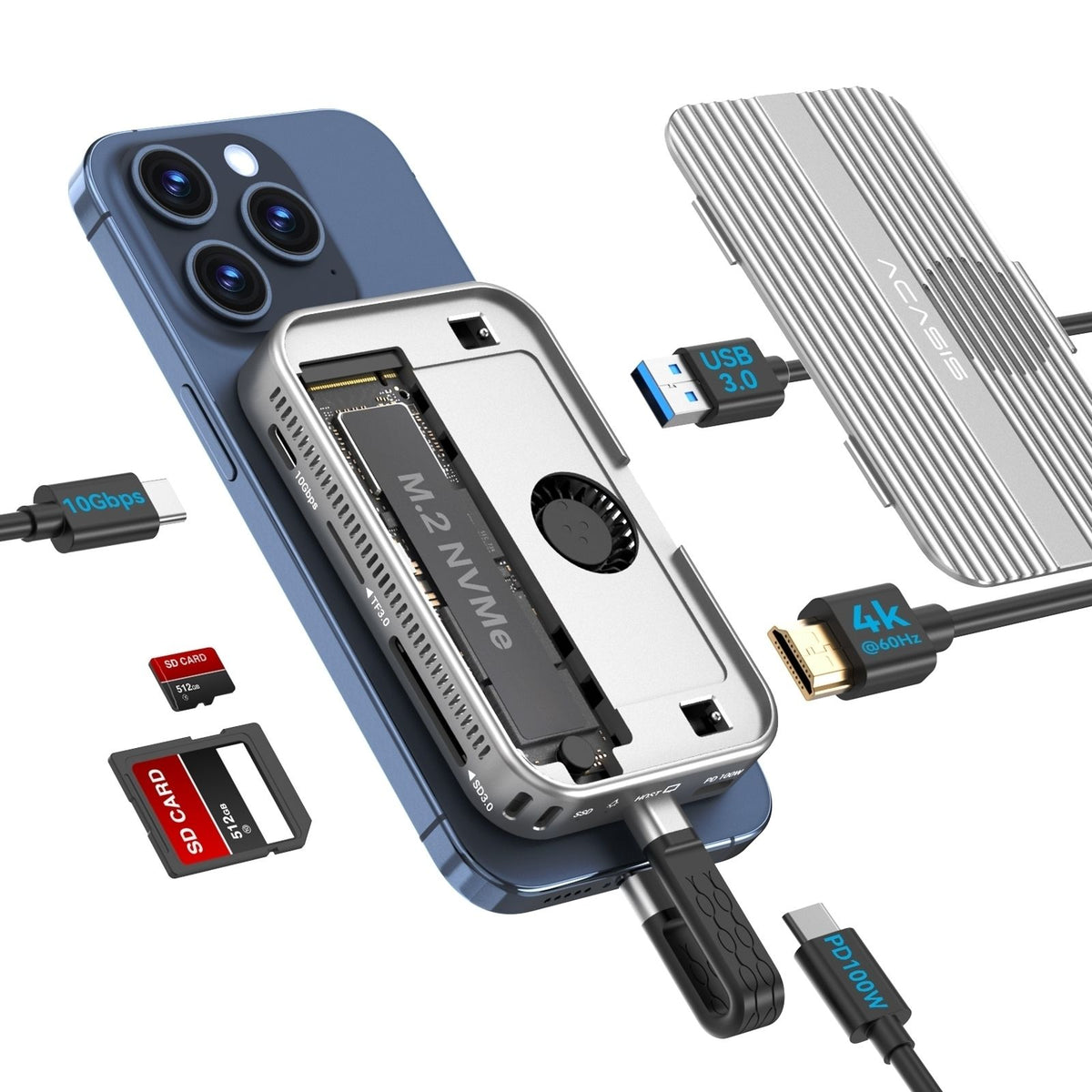 ACASIS SSD Gbps magnetic docking hub, model EC1401.