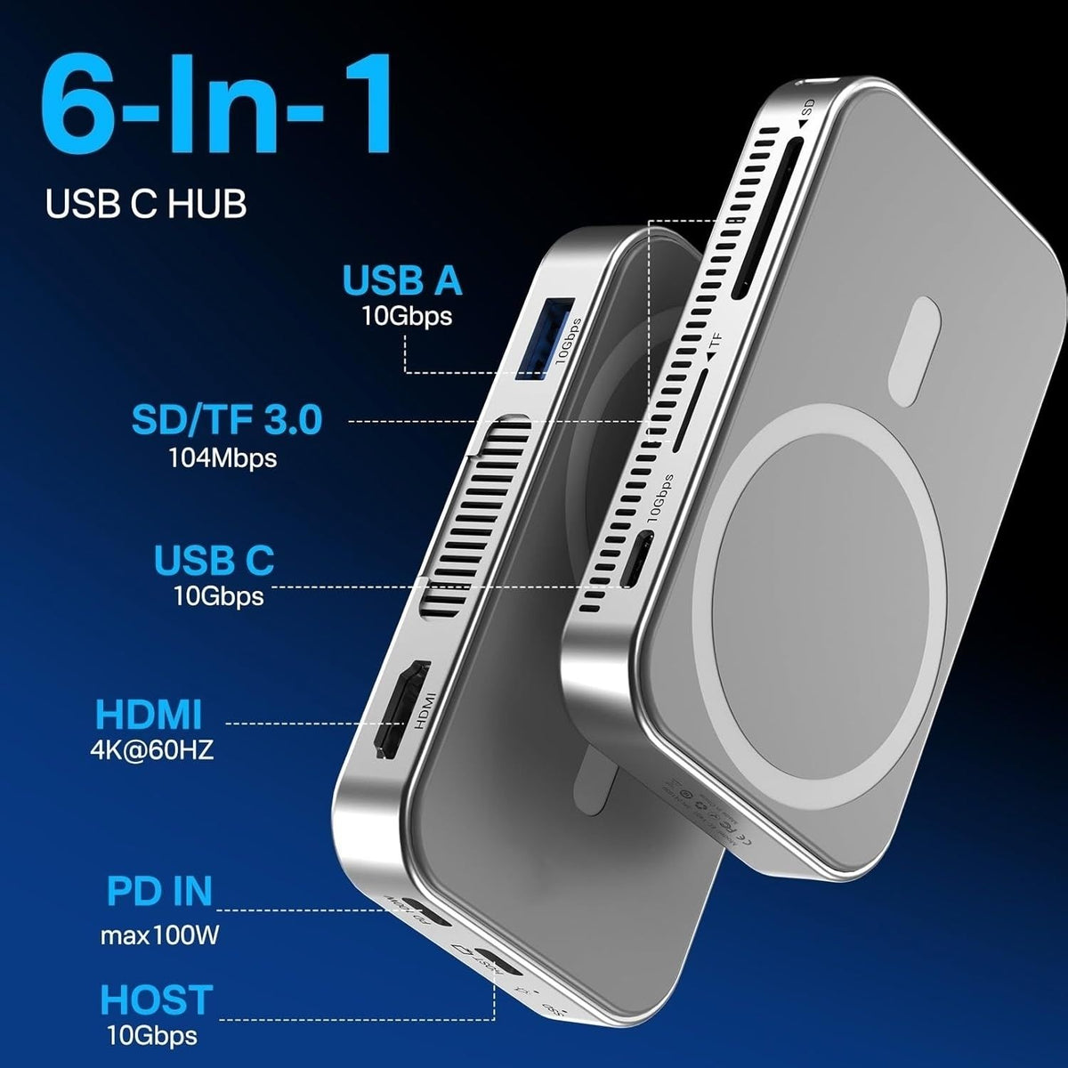 ACASIS SSD Gbps magnetic docking hub, model EC1401.