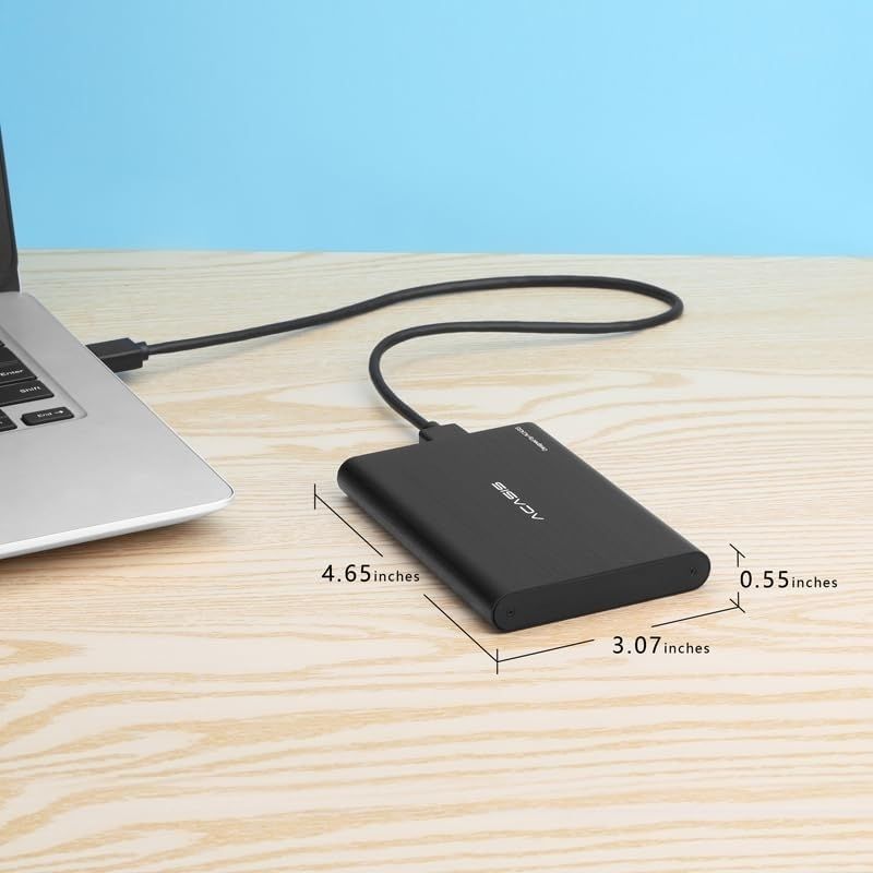 ACASIS FA-08US 2.5" SATA SSD/HDD Aluminium Enclosure USB3.2 5Gbps Max 8TB