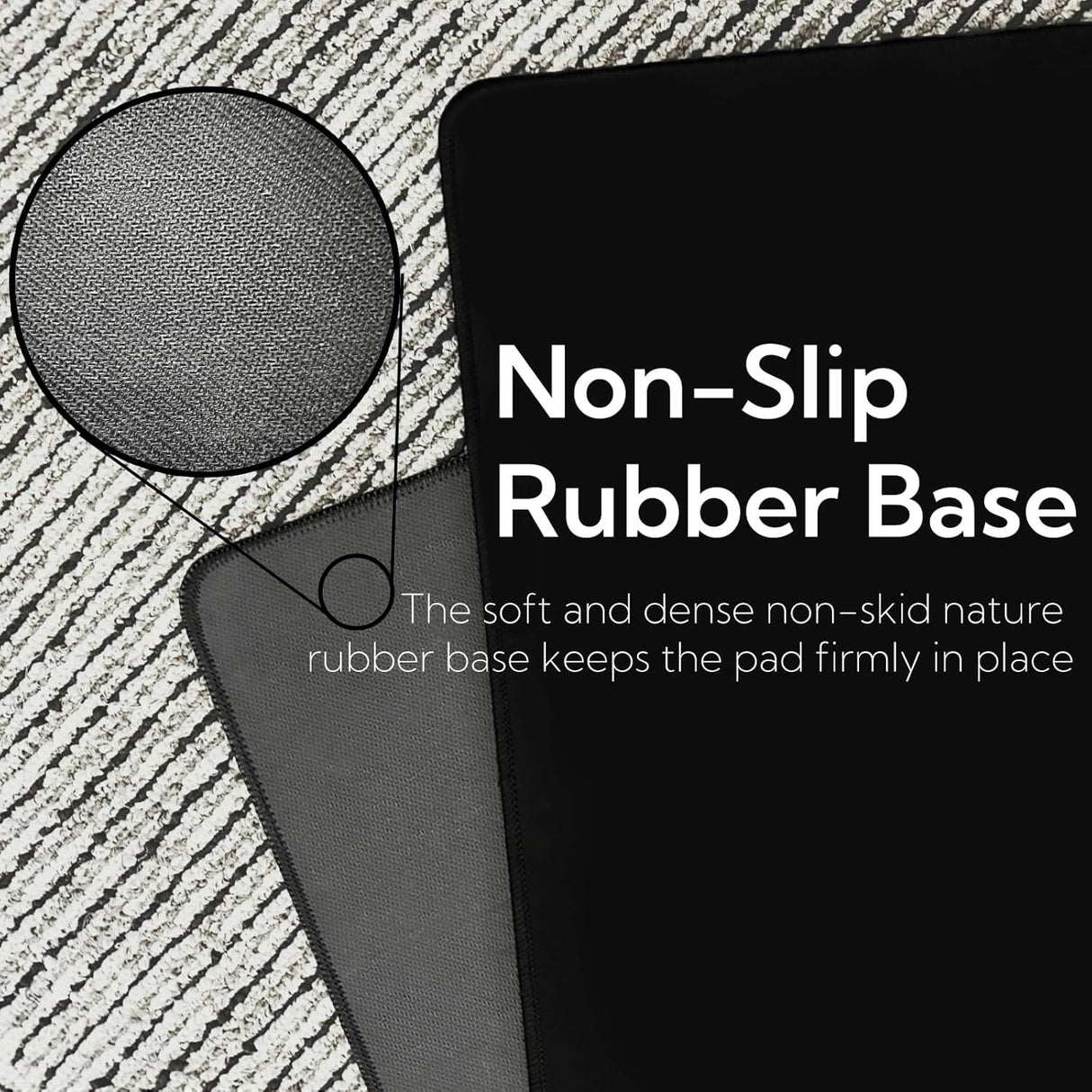 AOC GP100XL Gaming Mouse Pad with Jessey Fabric Surface+Anti-Slip Size: 80x30x0.3cm
