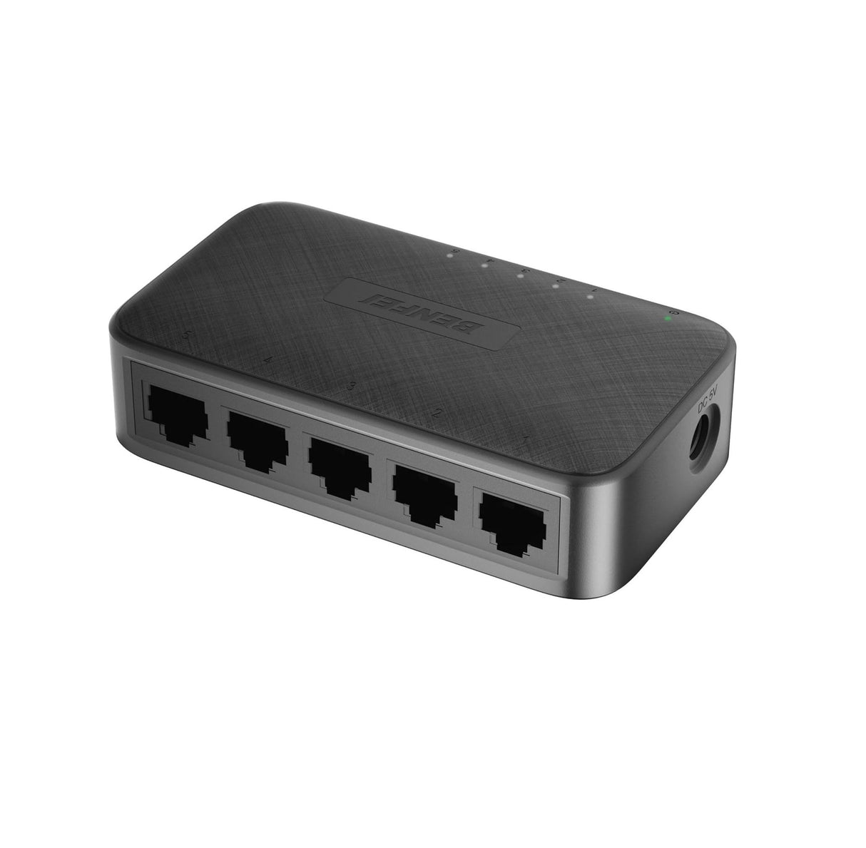 BENFEI 000441BK 5-Port Gigabit Ethernet Switch RJ45 Network Hub 10/100/1000Mbps LAN