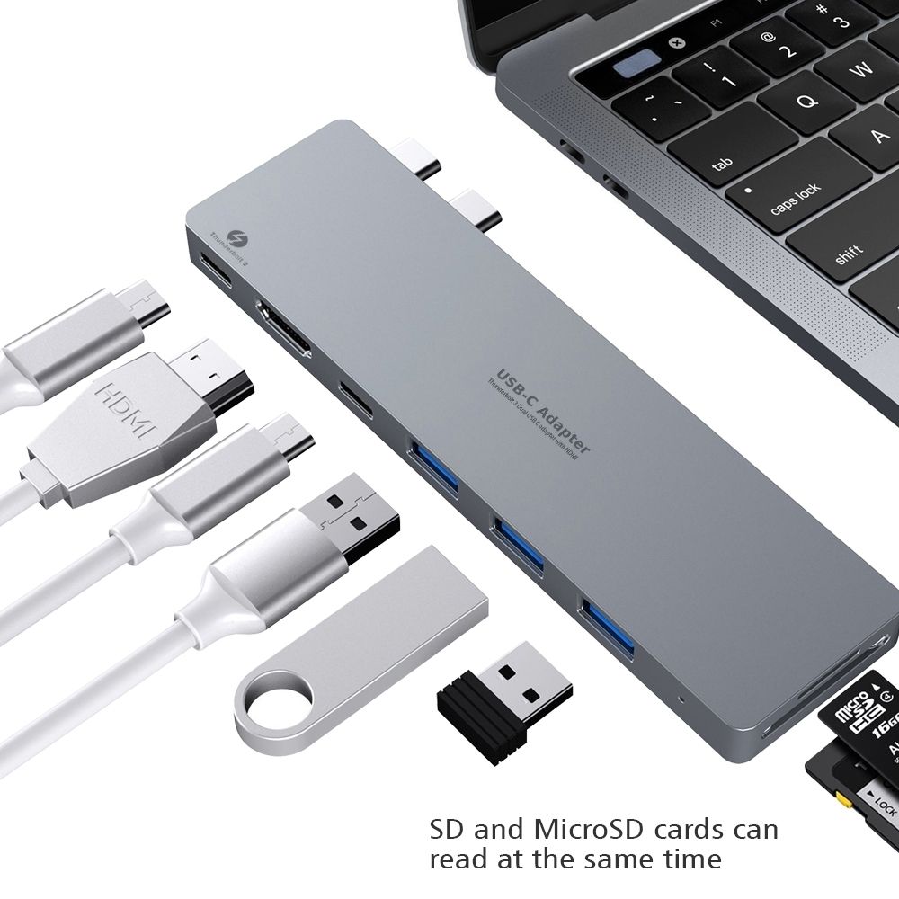 MacBook Thunderbolt TypeC adapter, model Thunderbolt3.