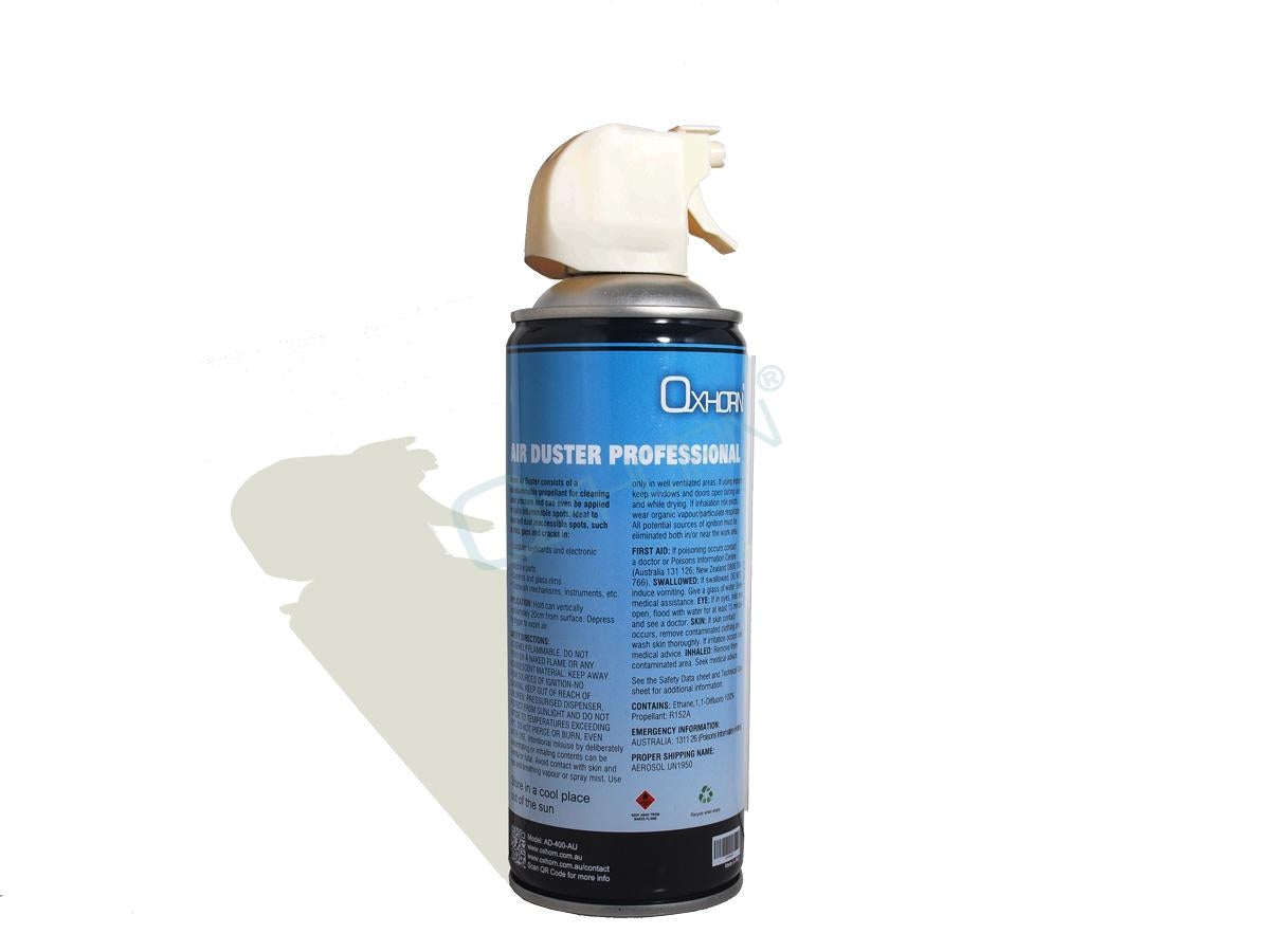Oxhorn Professional Multi-purpose Air Duster 400ML 285G AD-400-AU.