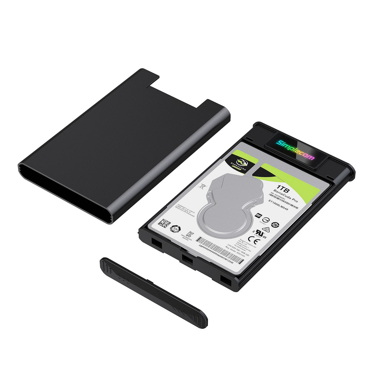 Simplecom SE239 tool-free 2.5 inch SATA HDD and SSD enclosure