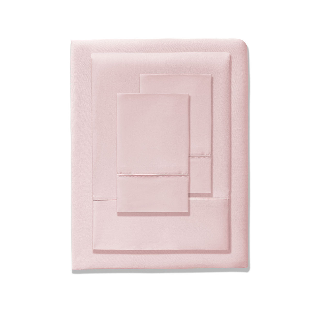 Accessorize 400TC Blush Bamboo Cotton Sheet Set 40cm Wall Single