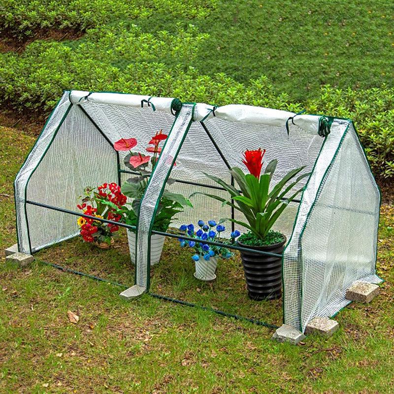 Transparent plant protection tent, easy to assemble.