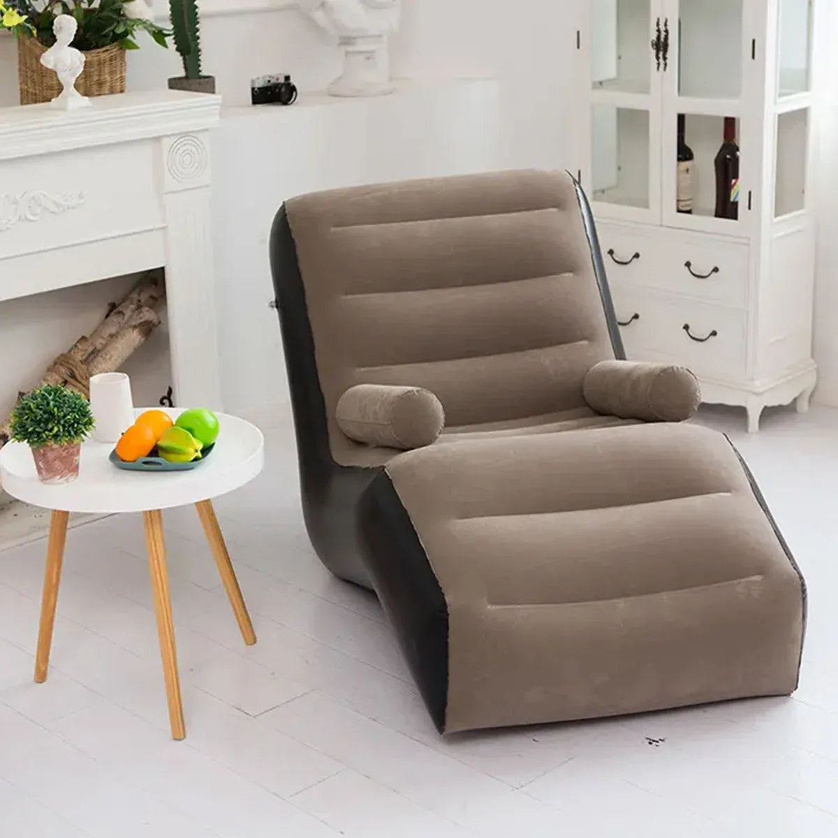 Inflatable Lazy Sofa Portable Outdoor Air Chair Sleeping Bed Lounger for Camping